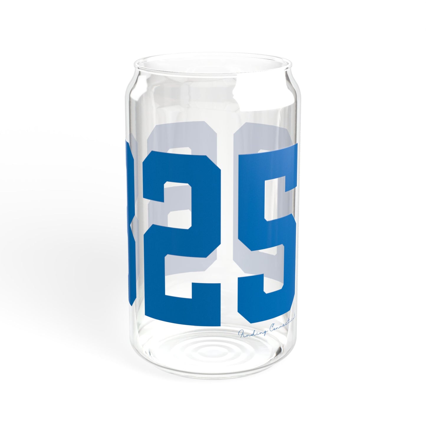 06825 Fairfield Connecticut Zip Code Sipper Glass, 16oz