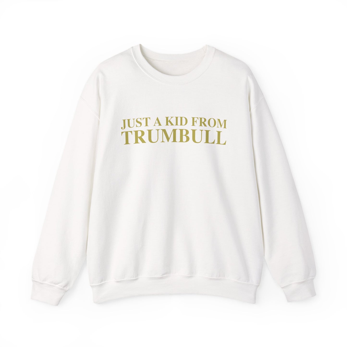 Just a kid from Trumbull Unisex Heavy Blend™ Crewneck Sweatshirt