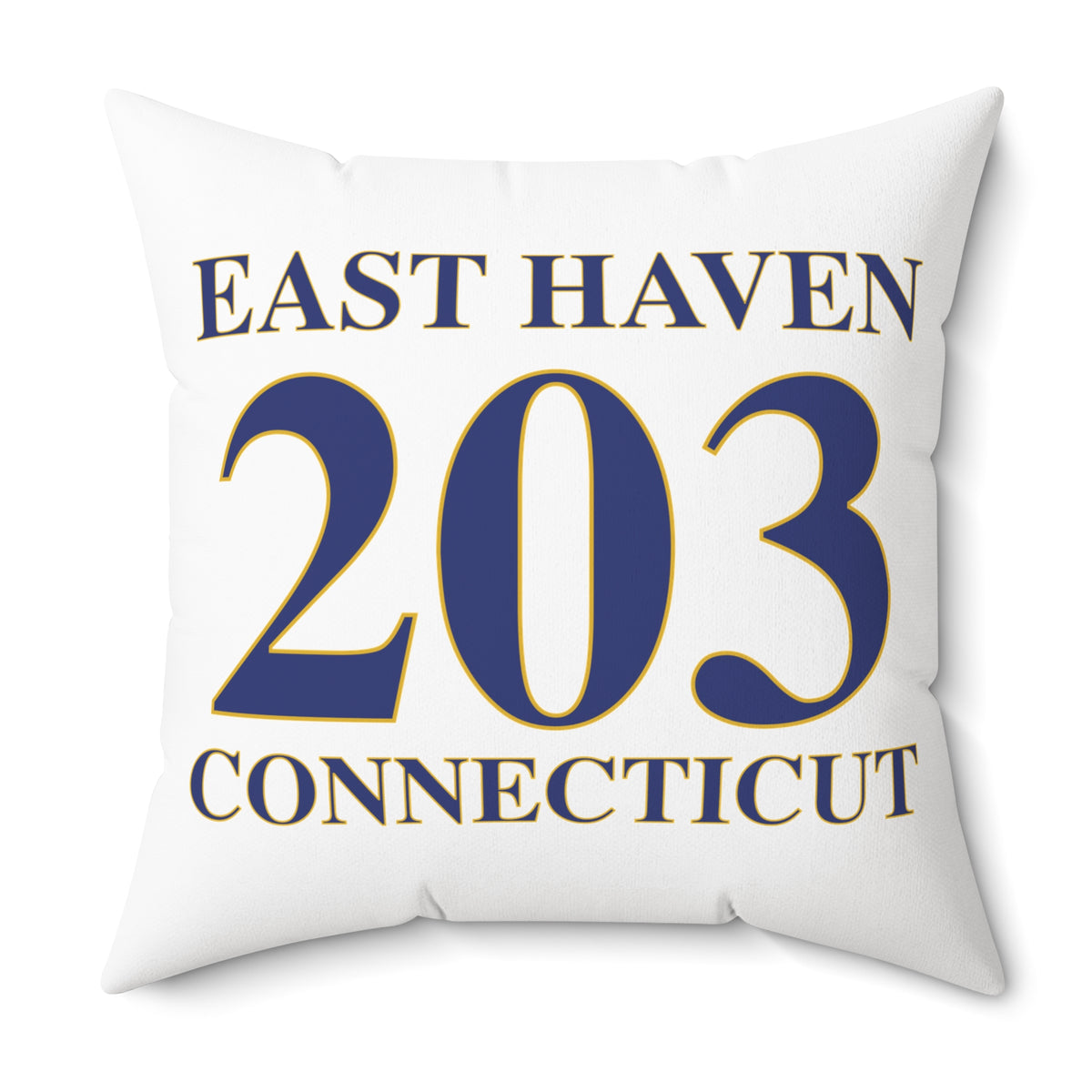 East Haven 203 Connecticut Polyester Square Pillow