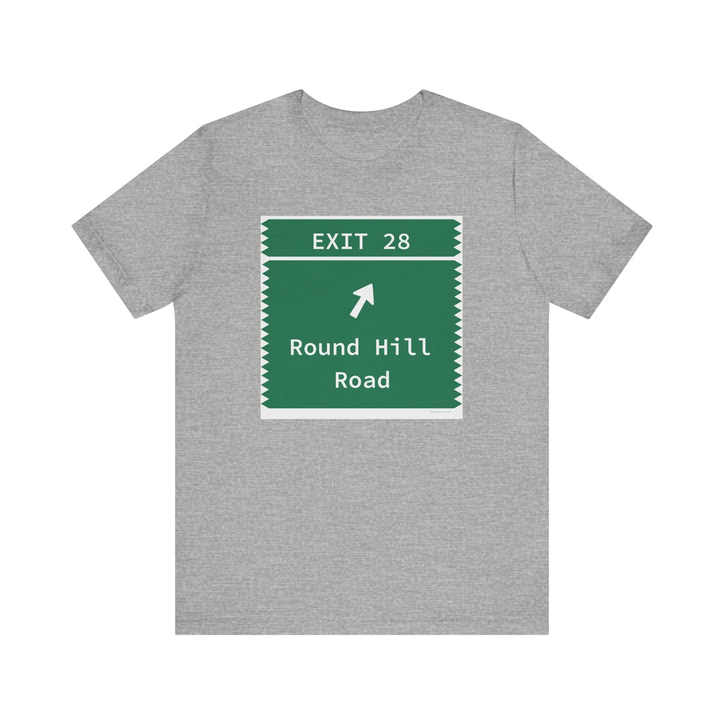 Vintage Merritt Parkway Exit 28 Sign Unisex Jersey Short Sleeve T-Shirt