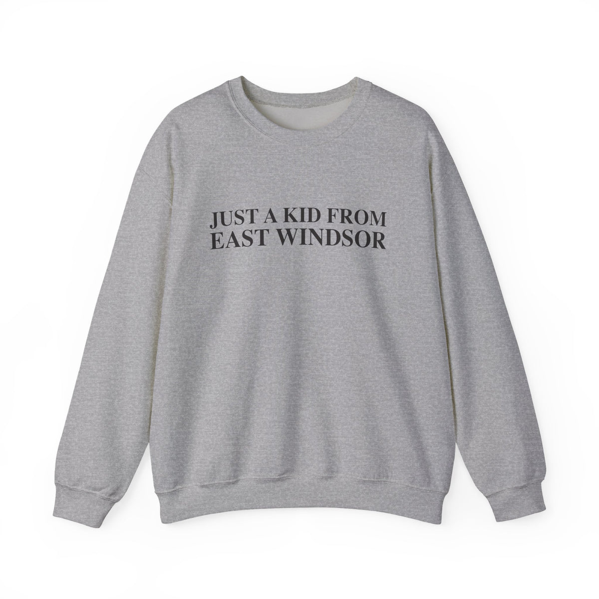 Just a kid from East Windsor Unisex Heavy Blend™ Crewneck Sweatshirt