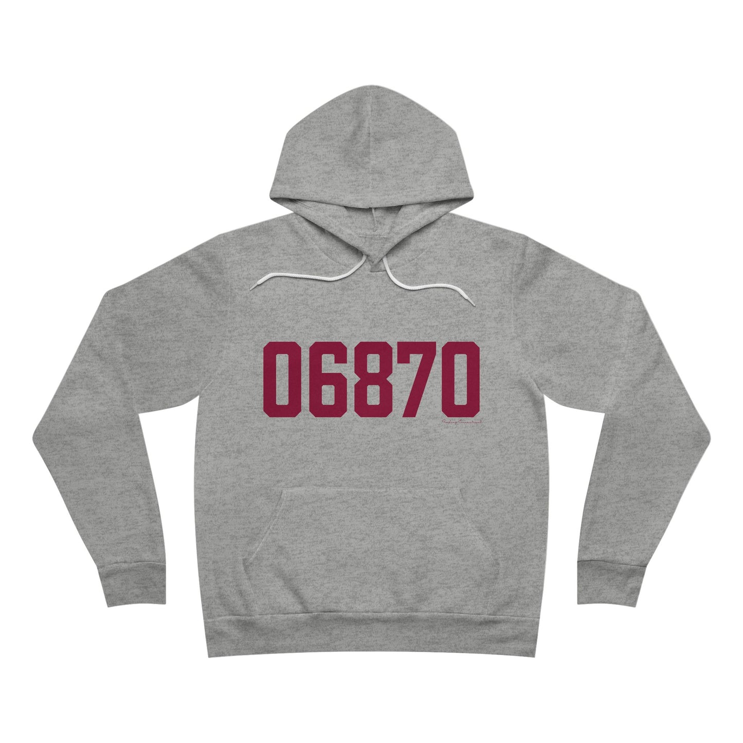 06870 - Greenwich Connecticut Zip Code Unisex Sponge Fleece Pullover Hoodie