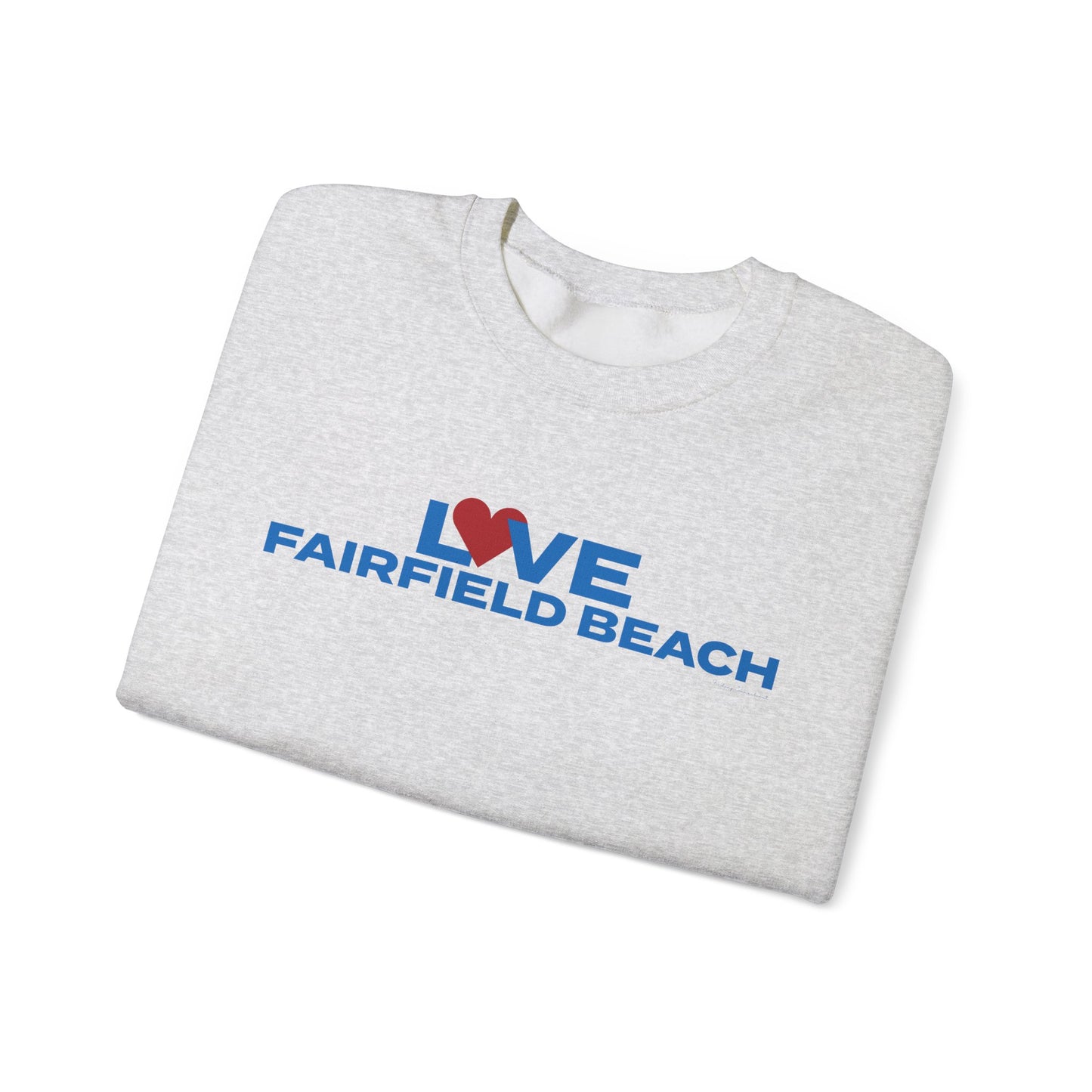 Love Fairfield Beach Unisex Heavy Blend™ Crewneck Sweatshirt