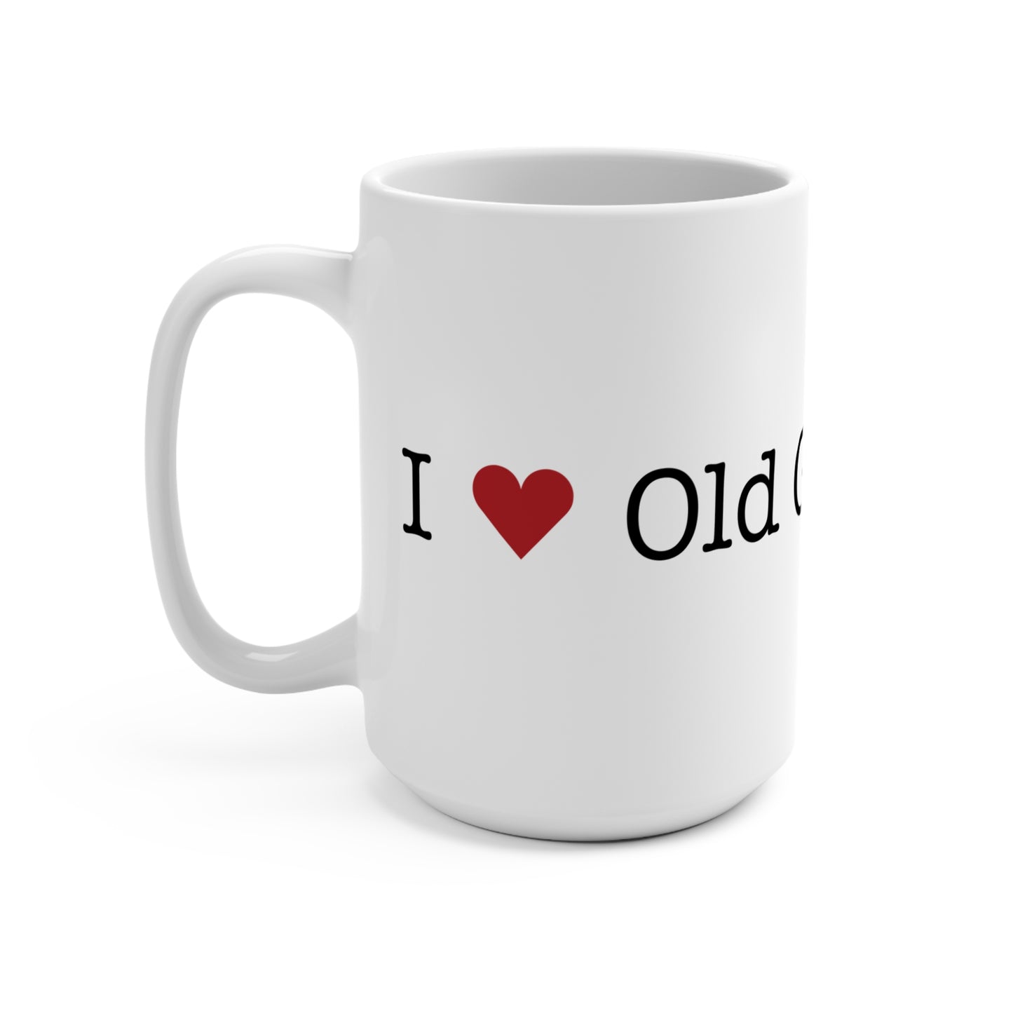 I Heart Old Greenwich. Mug 15oz