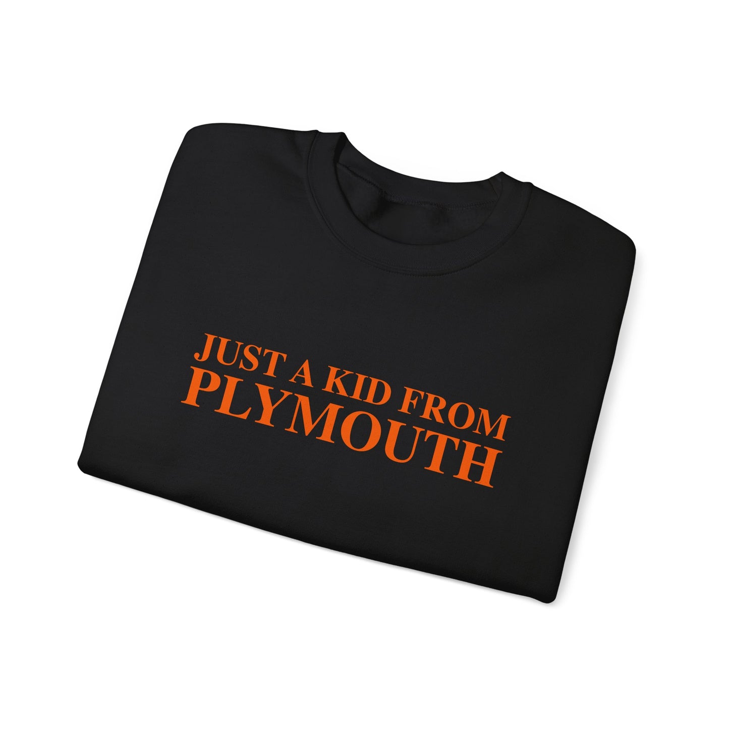 Just a kid from Plymouth Unisex Heavy Blend™ Crewneck Sweatshirt
