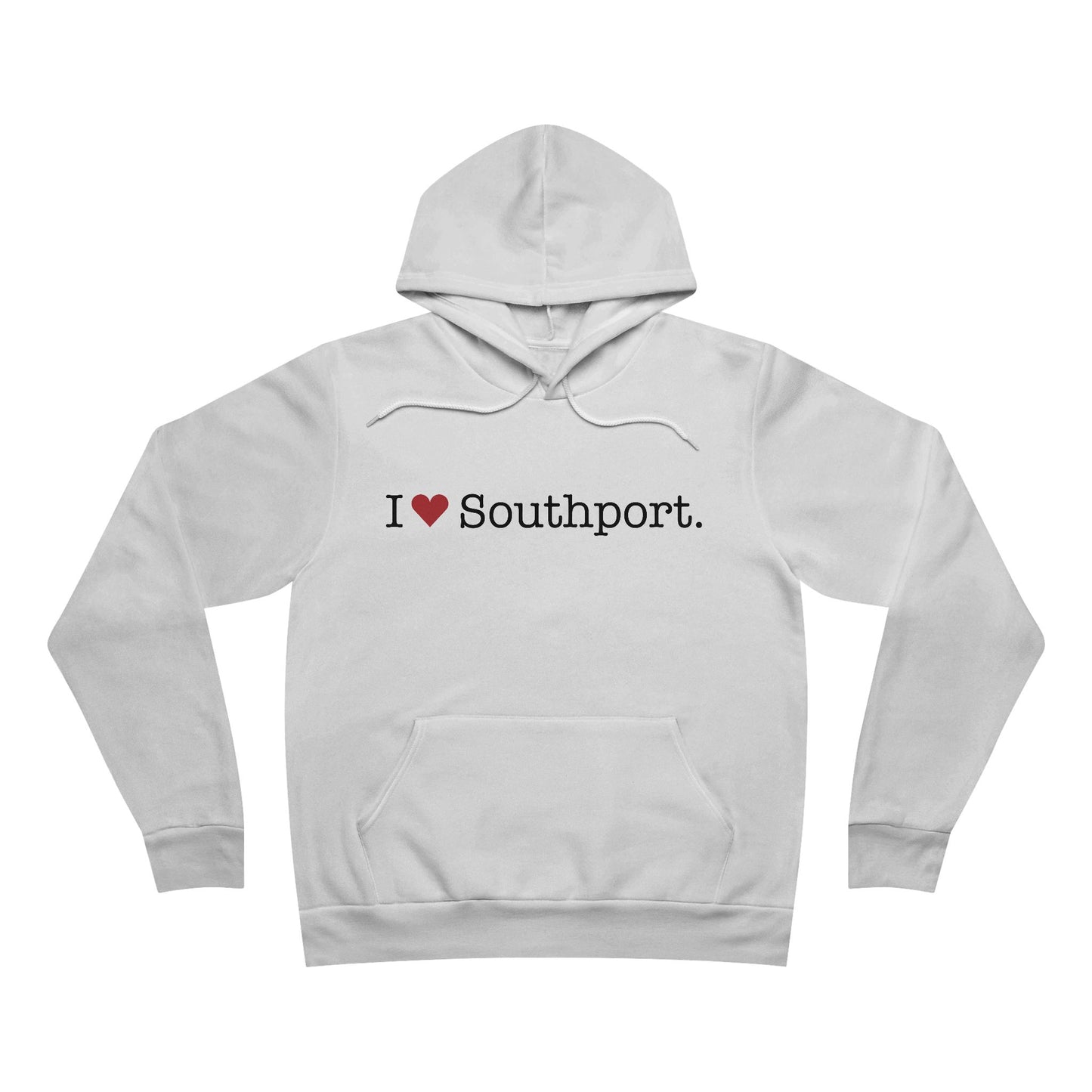 I Heart Southport. Unisex Sponge Fleece Pullover Hoodie