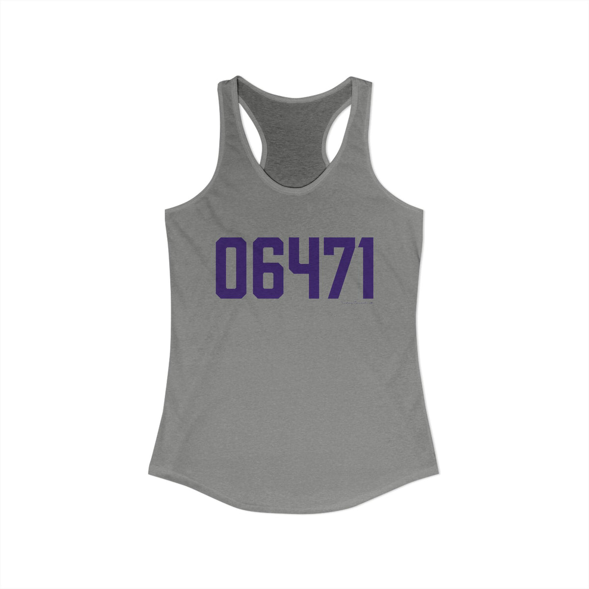 06471 North Branford Connecticut Zip Code Women's Ideal Racerback Tank Top