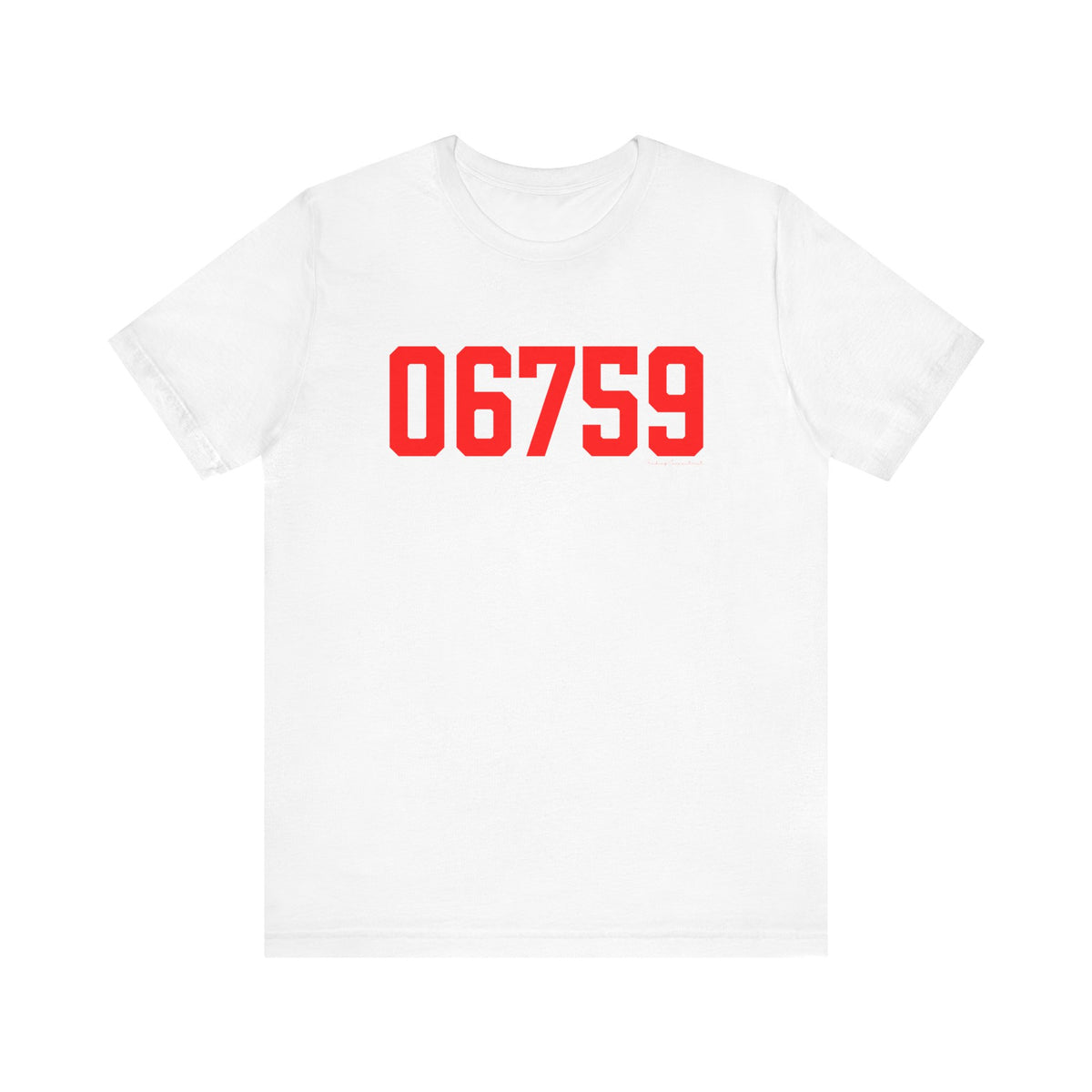 06759 Litchfield Connecticut Zip Code Unisex Jersey Short Sleeve T-Shirt