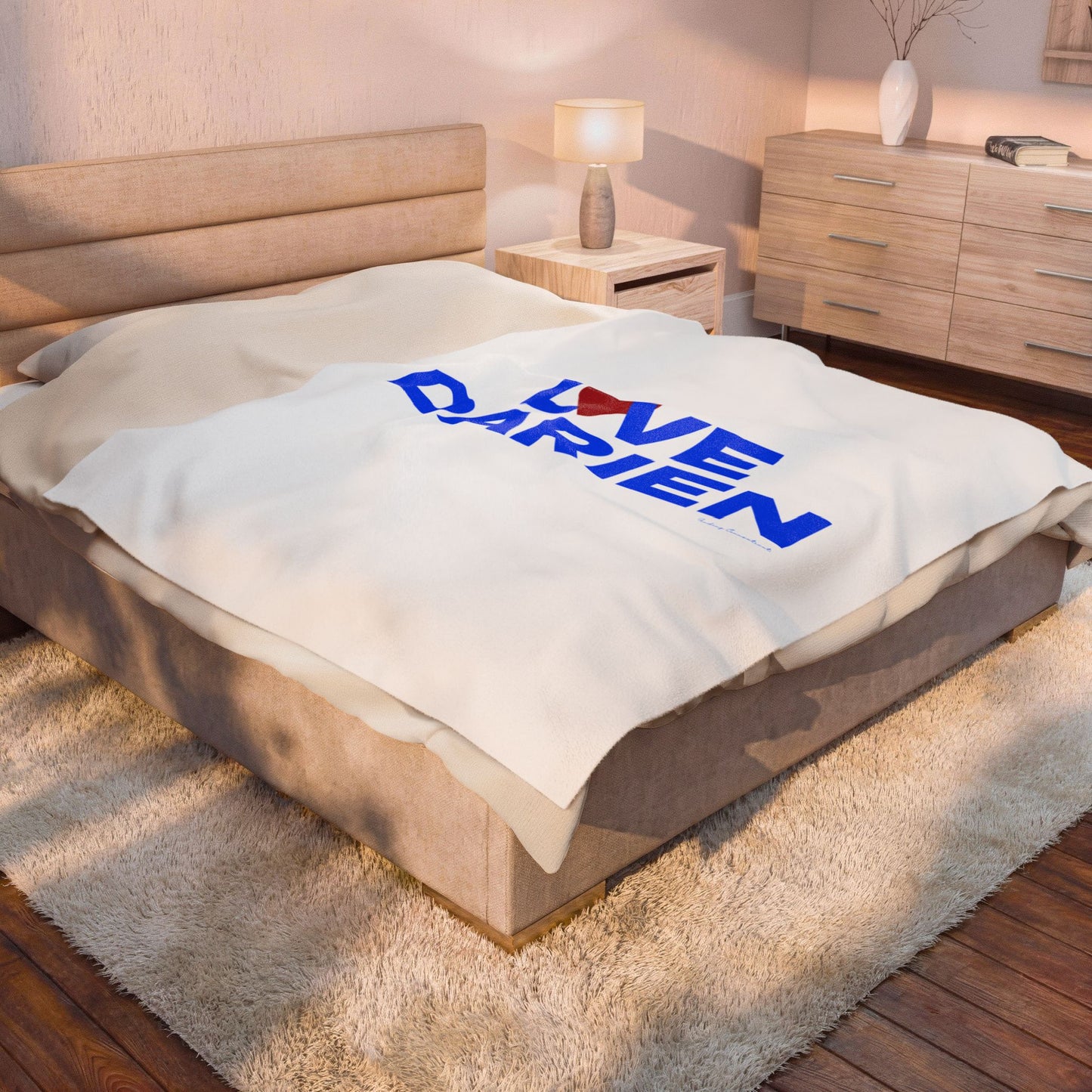 Love Darien Velveteen Plush Blanket
