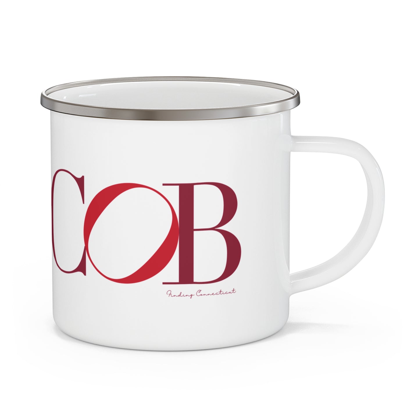 41 Tilt Cos Cob Enamel Camping Mug