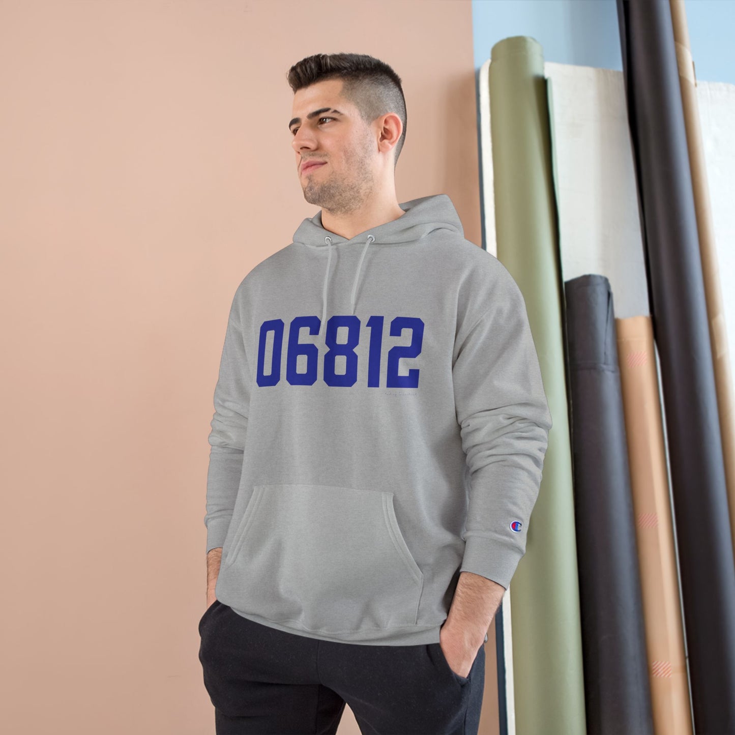 06812 New Fairfield Connecticut Zip Code Champion Hoodie