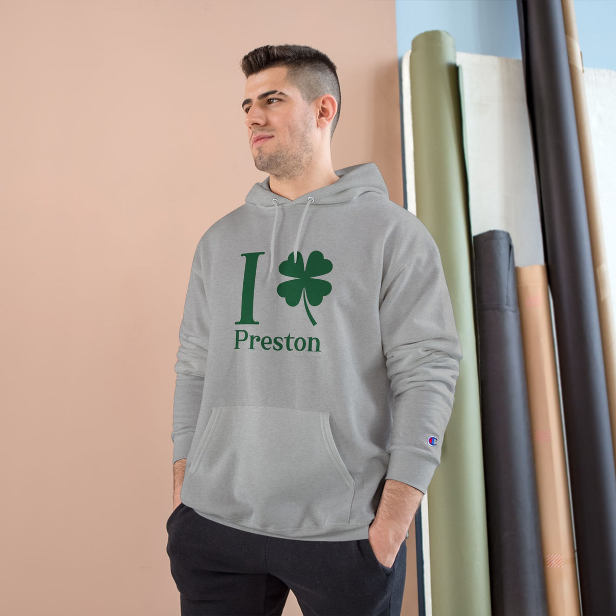 I Clover Preston Champion Hoodie