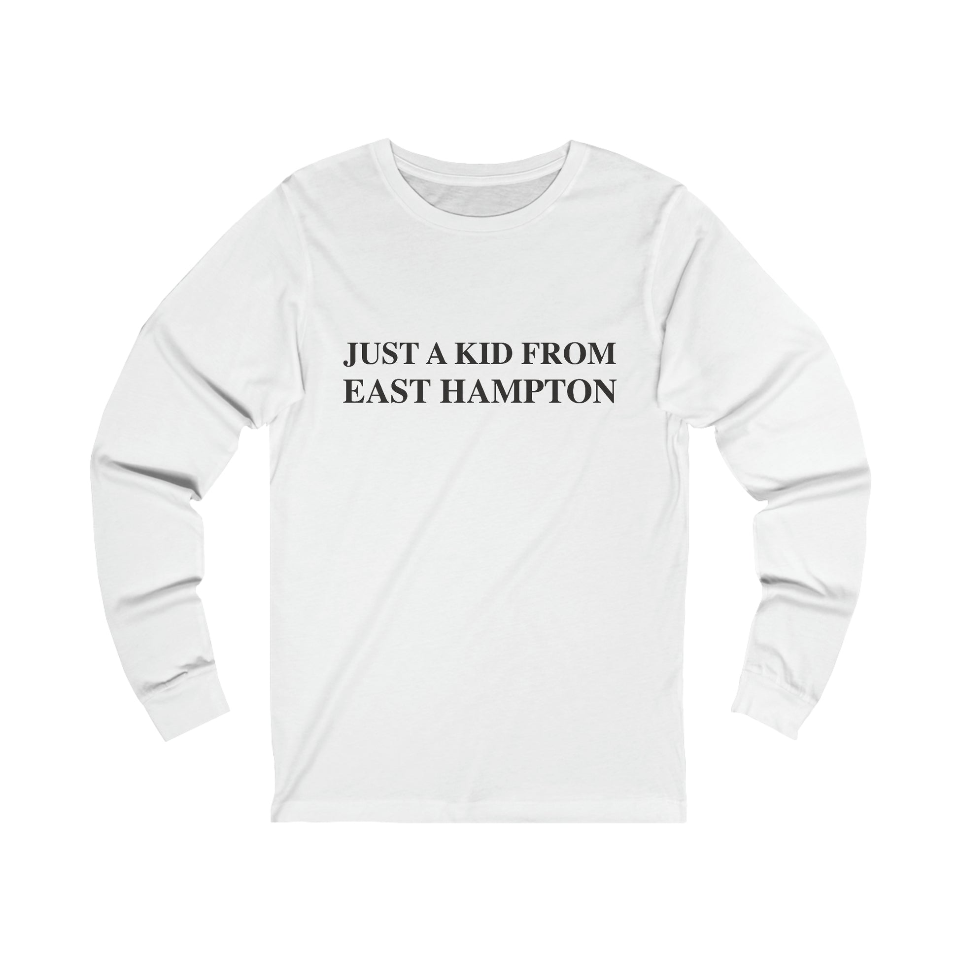 East Hampton unisex long sleeve shirt