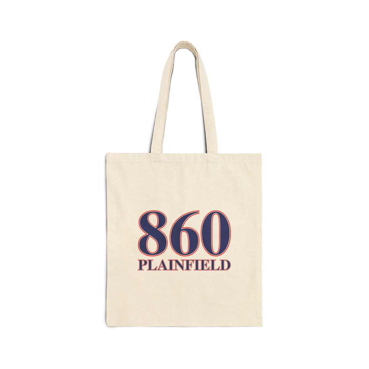 860 Plainfield Red, White & Blue Cotton Canvas Tote Bag
