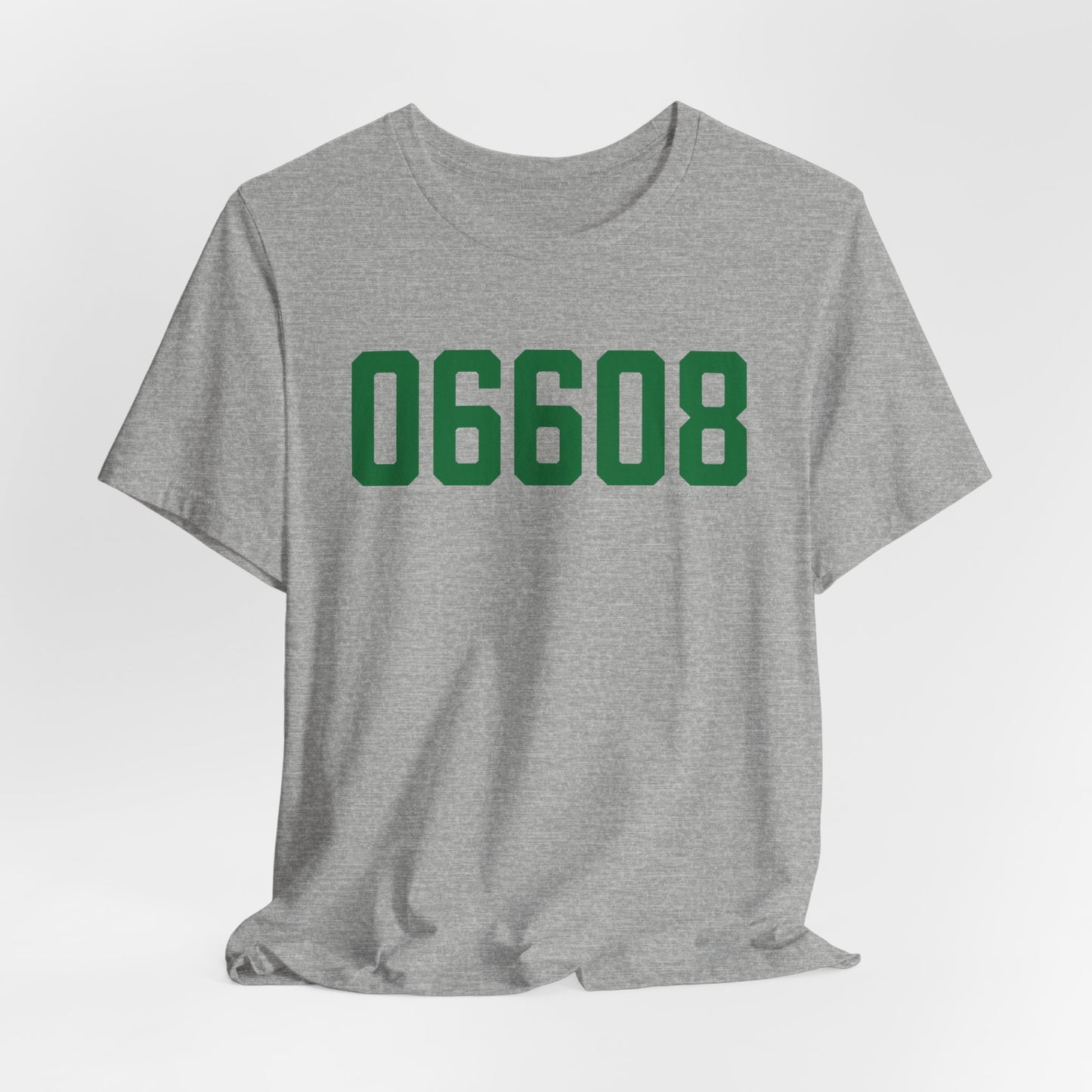 06608 Bridgeport Connecticut Zip Code Unisex Jersey Short Sleeve T-Shirt