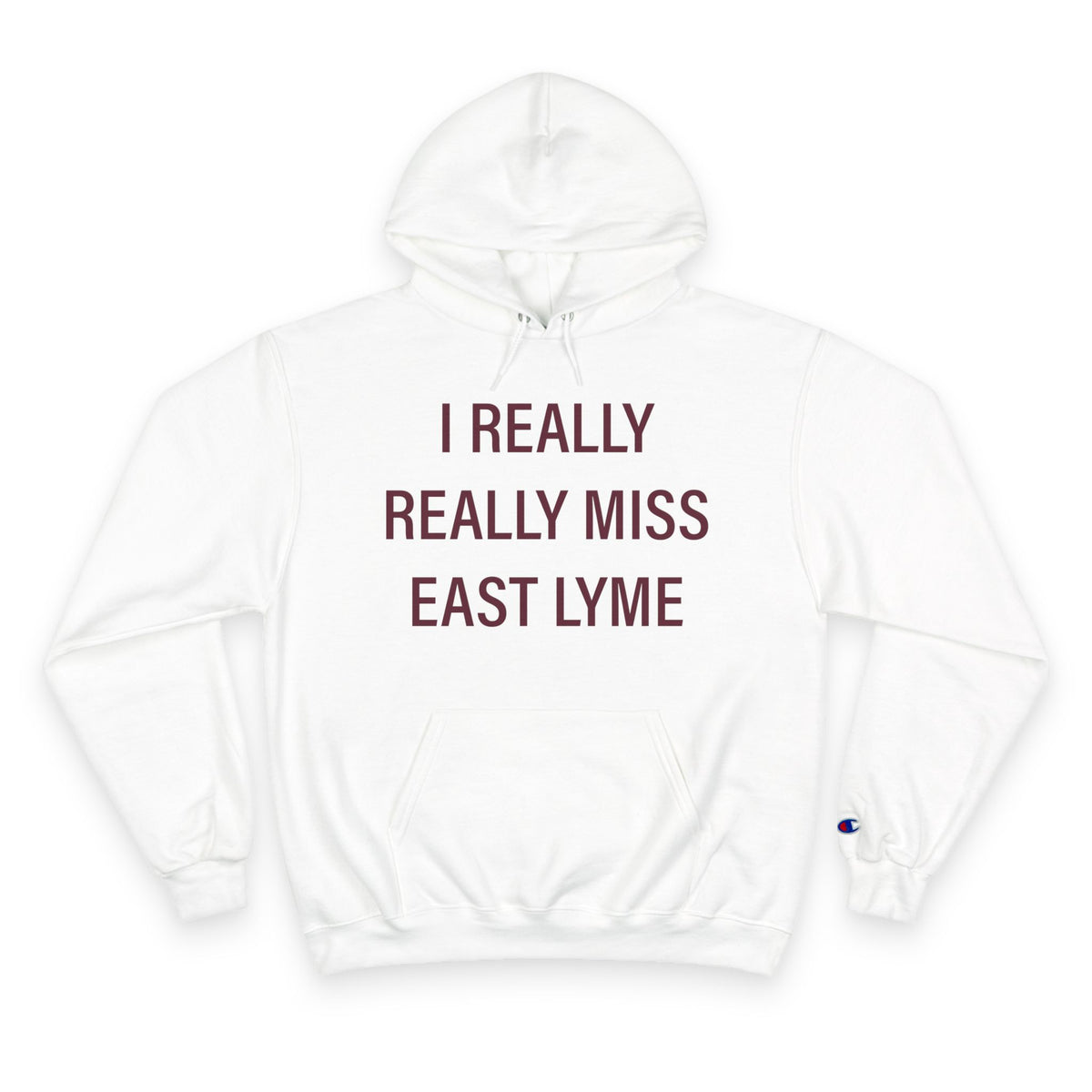 I Really Really Miss East Lyme Champion Hoodie