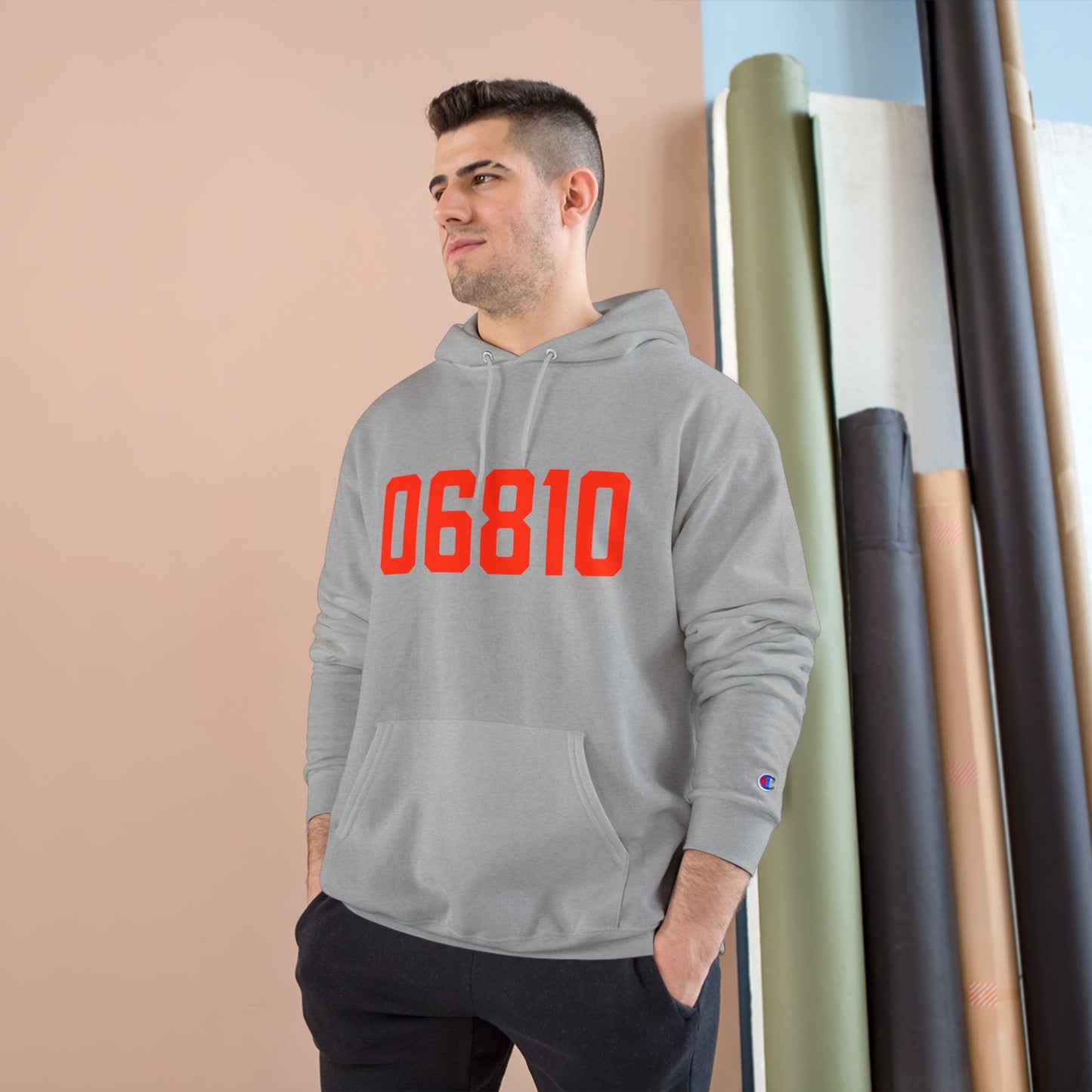 06810 Danbury Connecticut Zip Code Champion Hoodie Sweatshirt