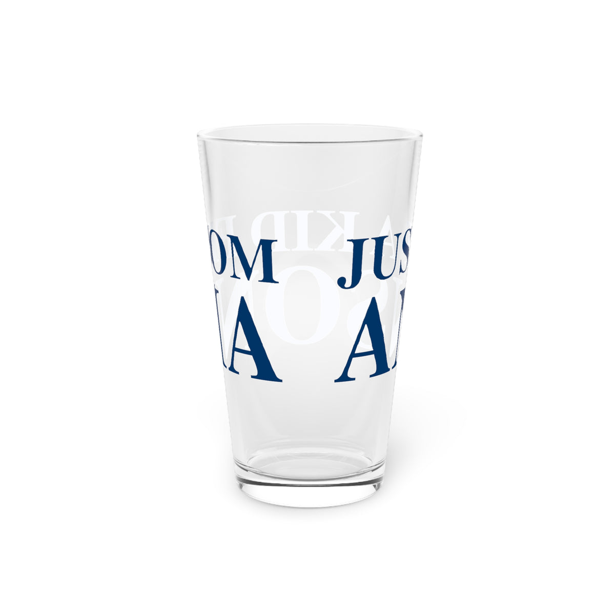 Just a kid from Ansonia Pint Glass, 16oz