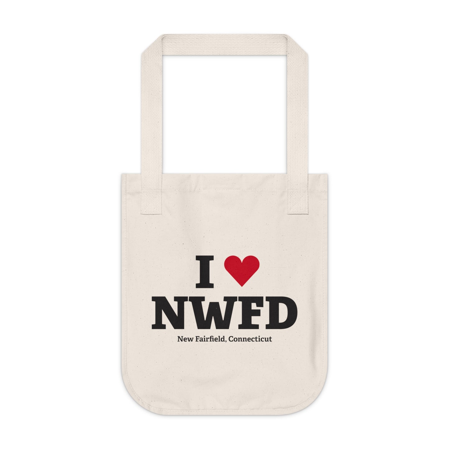 I Heart NWFD Organic Canvas Tote Bag