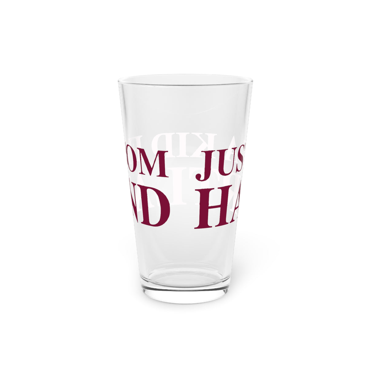 Just a kid from Hartland Pint Glass, 16oz