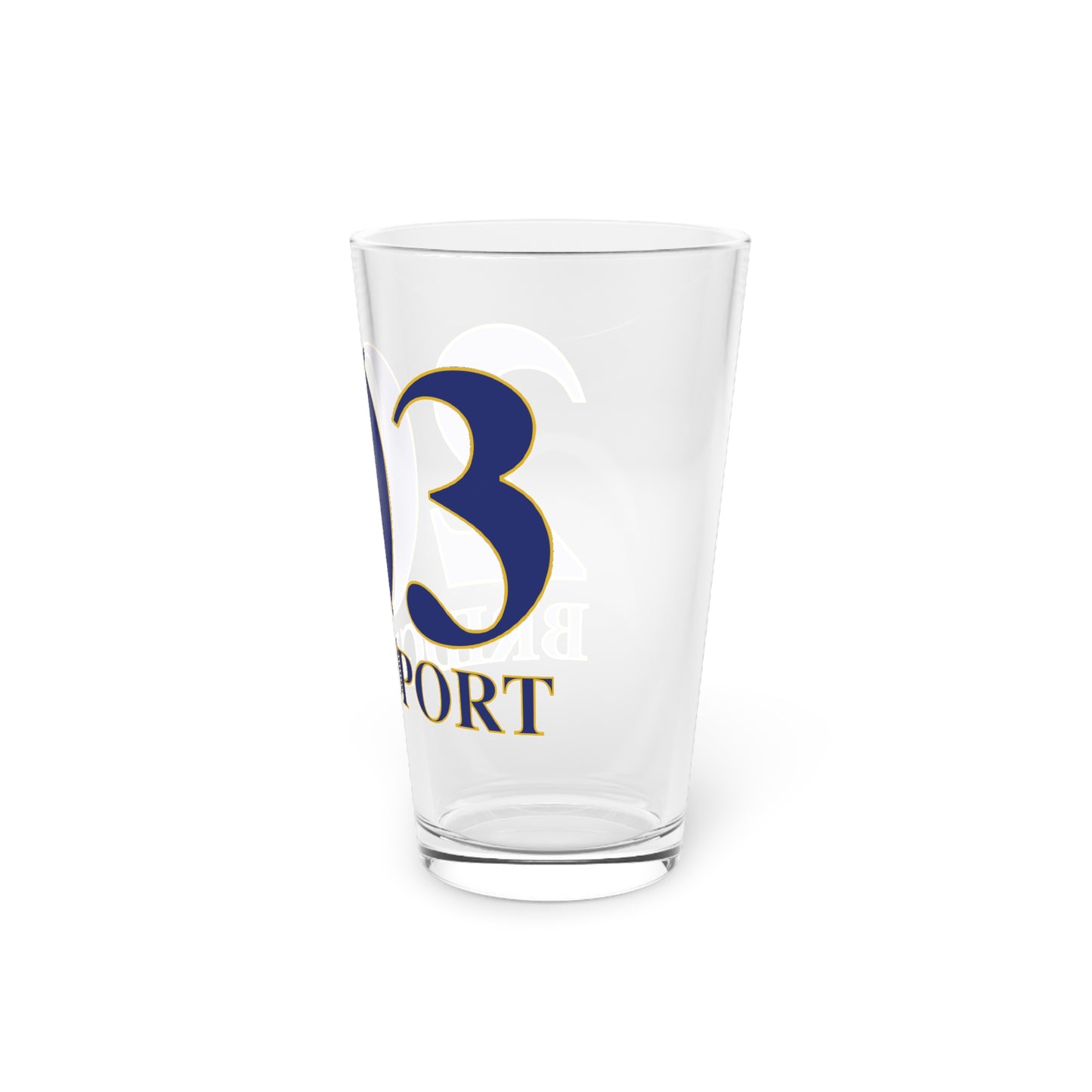 203 Bridgeport Pint Glass, 16oz