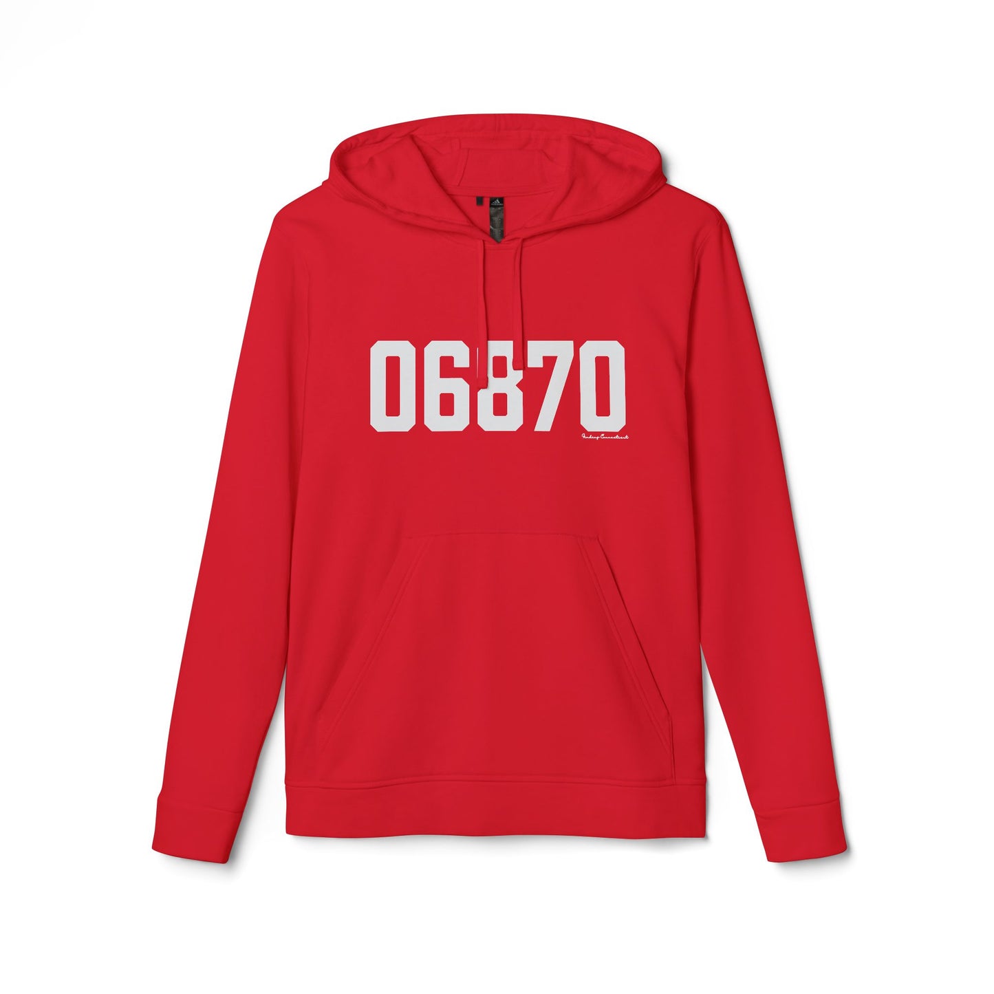 06870 - Greenwich CT Zip Code adidas Unisex Fleece Hoodie
