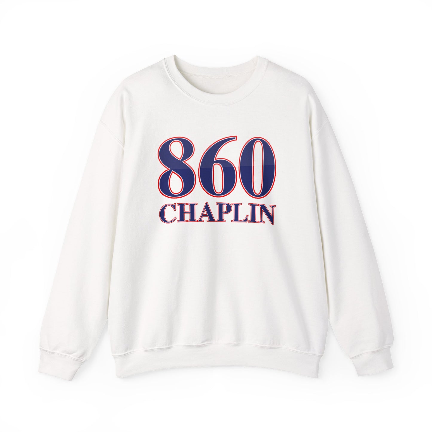860 Chaplin Red White & Blue Unisex Heavy Blend™ Crewneck Sweatshirt