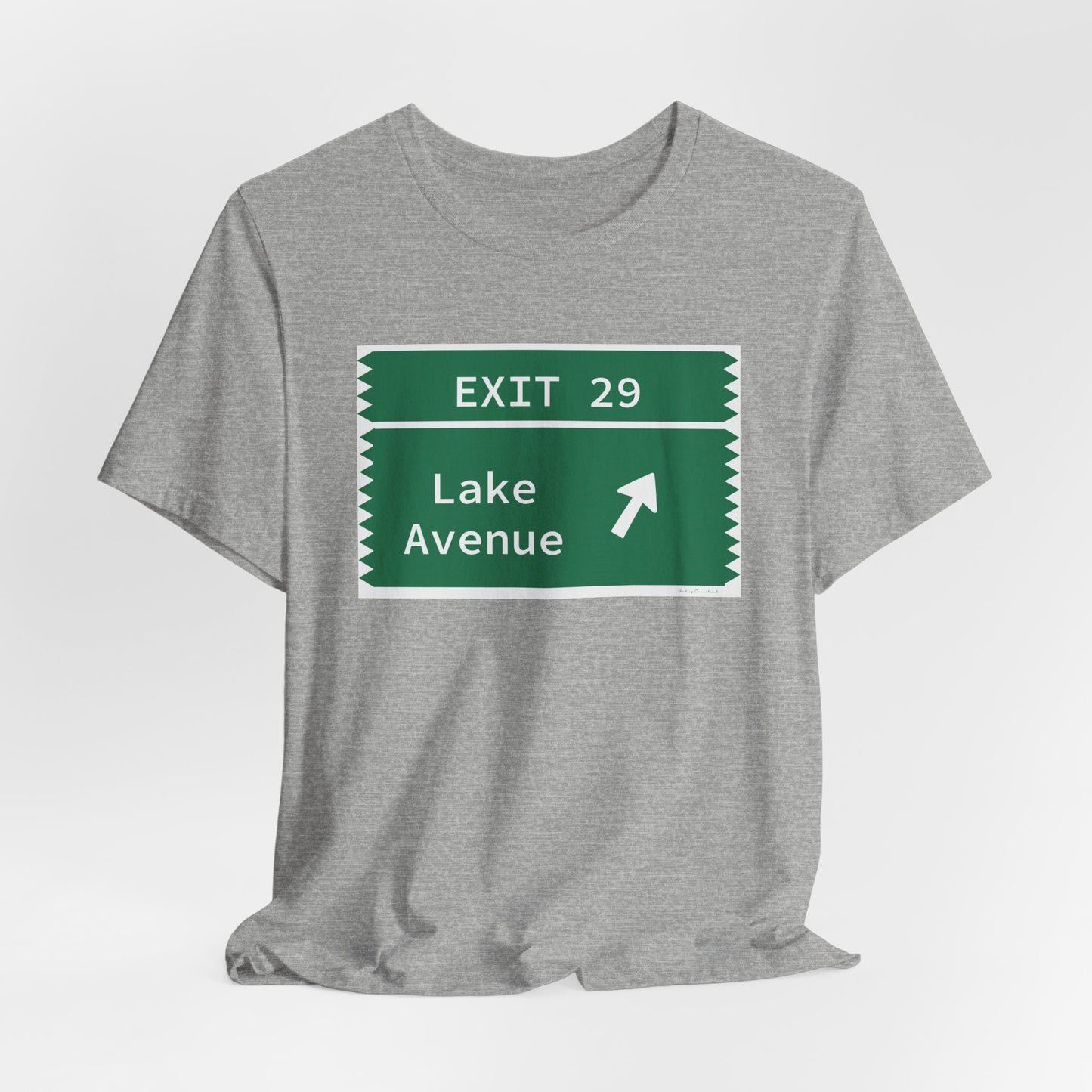 Vintage Merritt Parkway Exit 29 Sign Unisex Jersey Short Sleeve T-Shirt