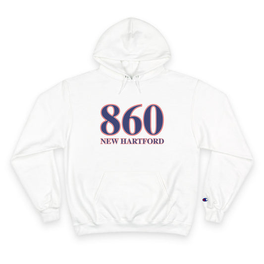 860 New Hartford Red White & Blue Champion Hoodie