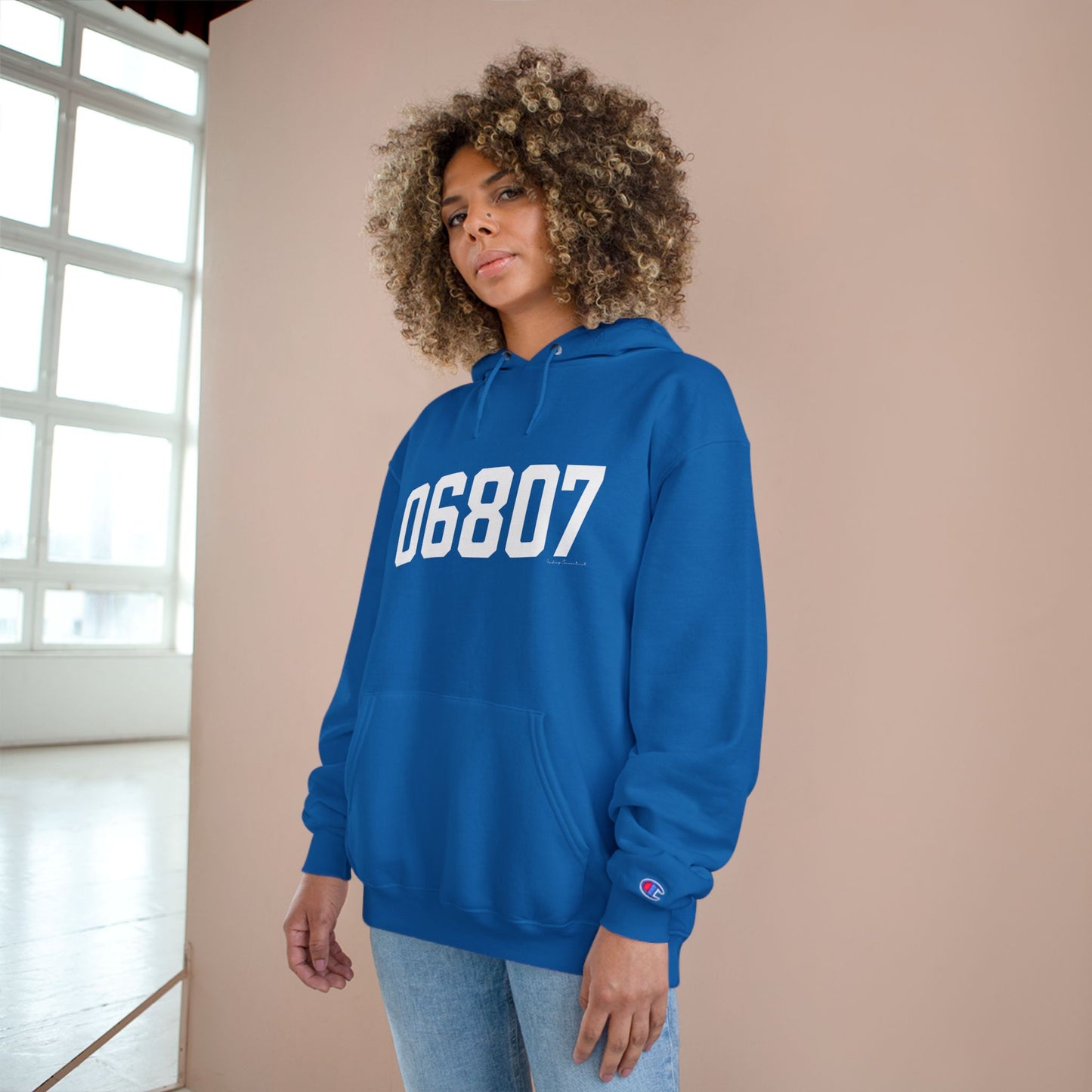 06807 - Greenwich CT Zip Code Champion Hoodie