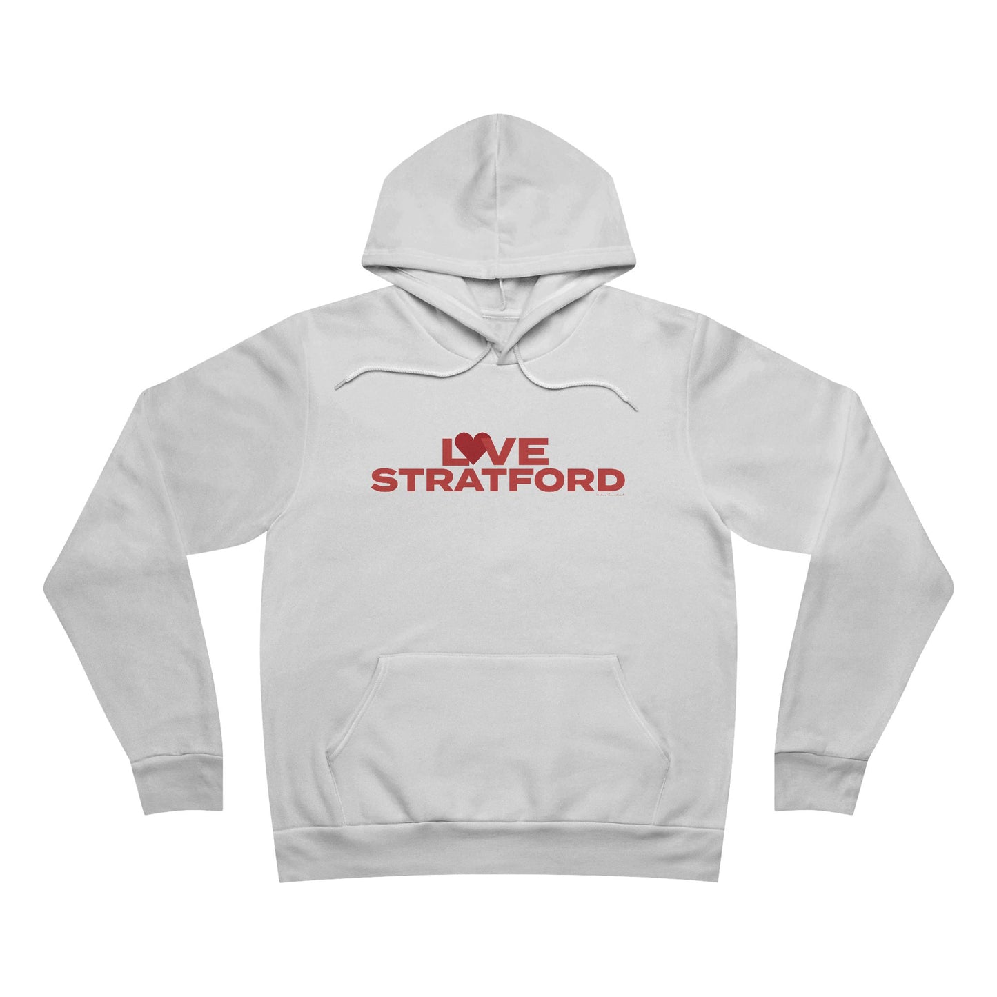 Love Stratford Unisex Sponge Fleece Pullover Hoodie