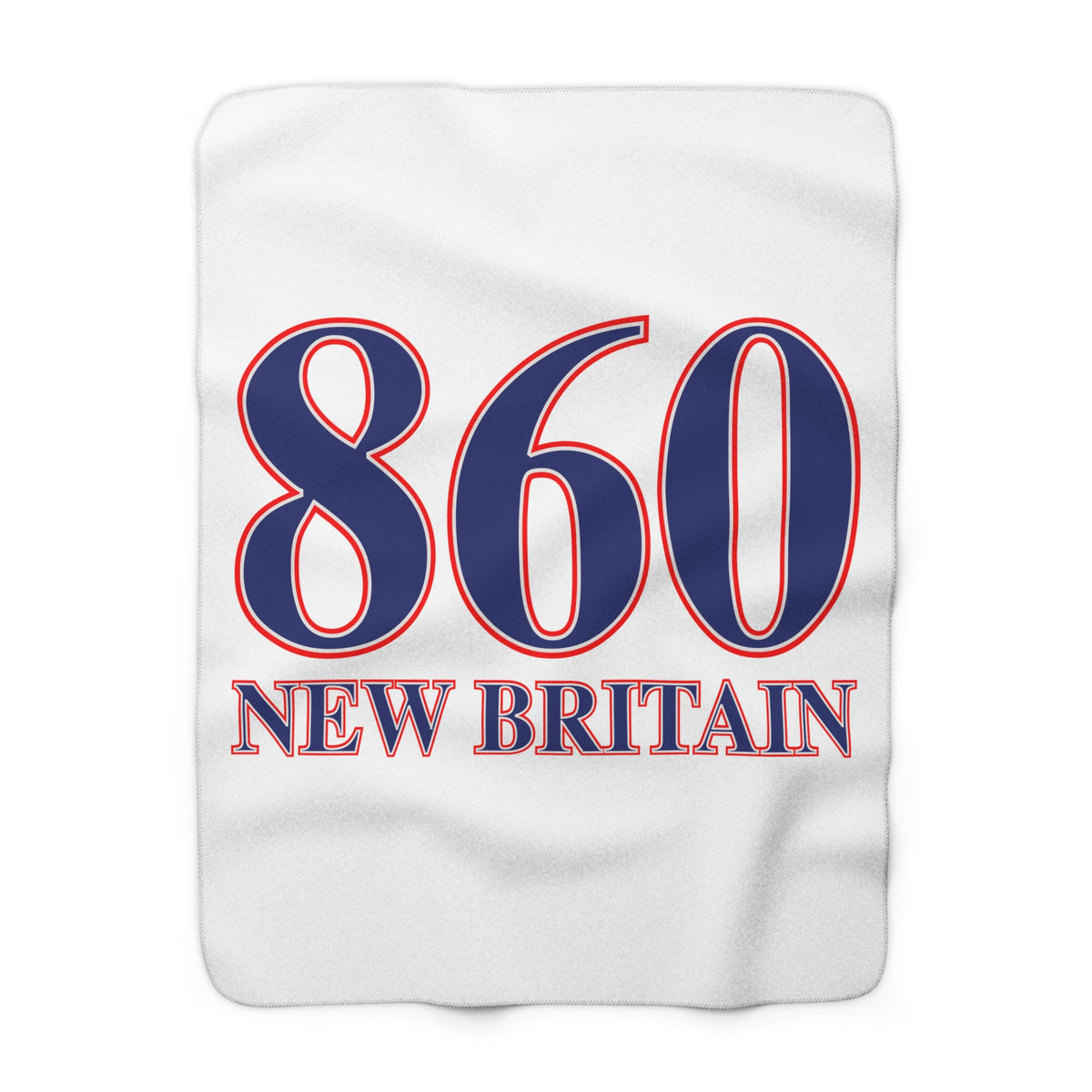 860 New Britain Red, White & Blue Sherpa Fleece Blanket
