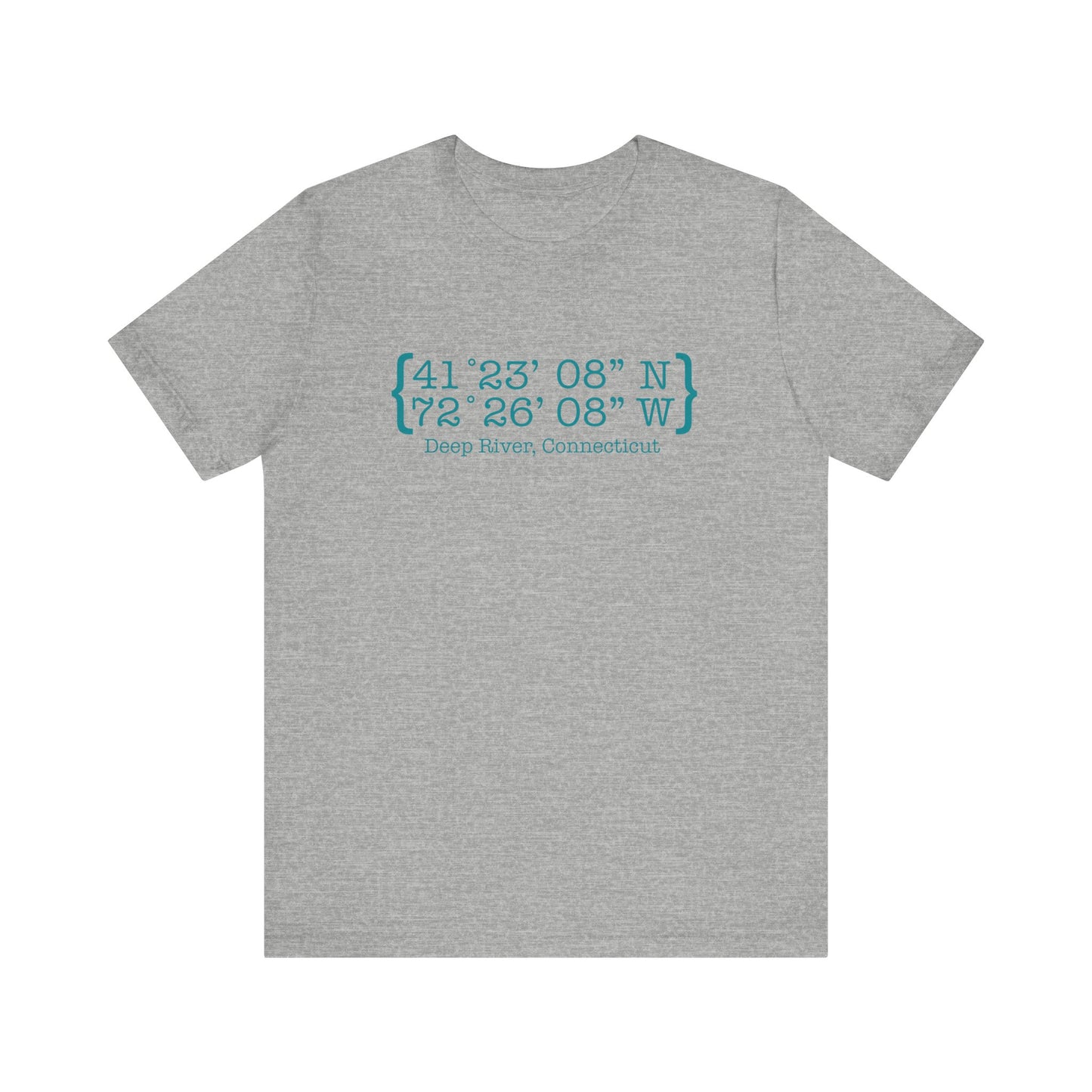 Deep River Coordinates Unisex Jersey Short Sleeve Tee