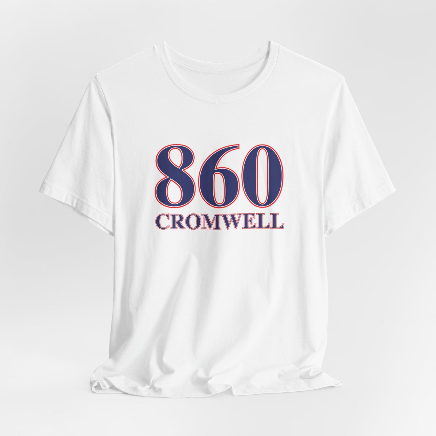 860 Cromwell Red White & Blue Jersey Short Sleeve T-Shirt