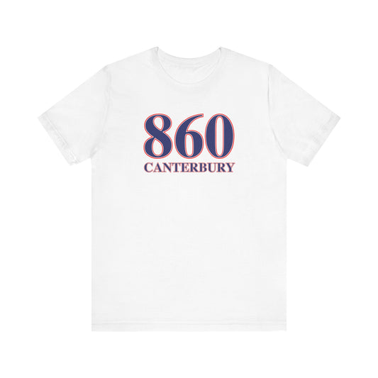 860 Canterbury Red White & Blue Unisex Jersey Short Sleeve T-Shirt