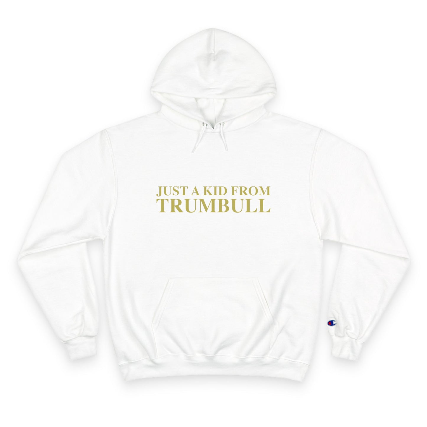 Just a kid from Trumbull Champion Hoodie