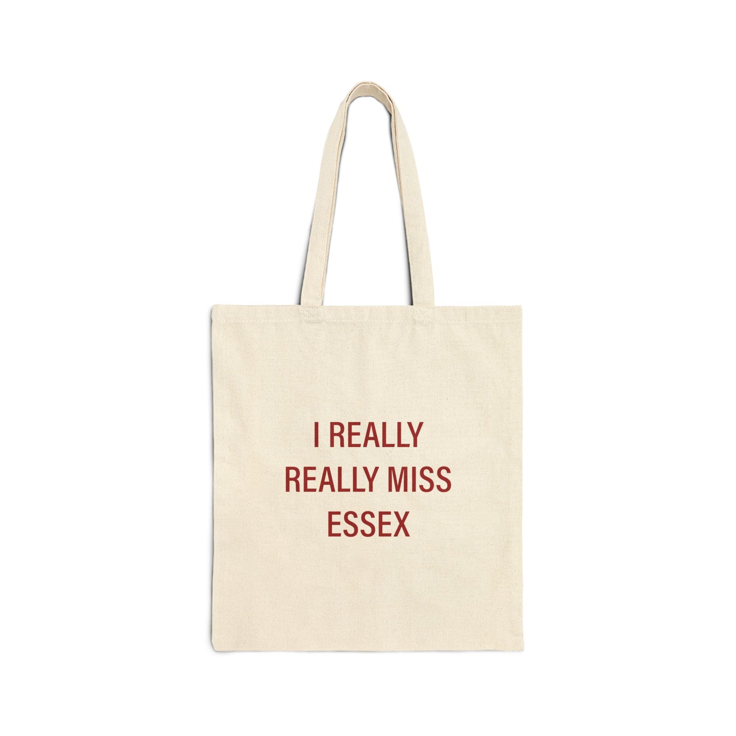 I Really Really Miss Essex Cotton Canvas Tote Bag