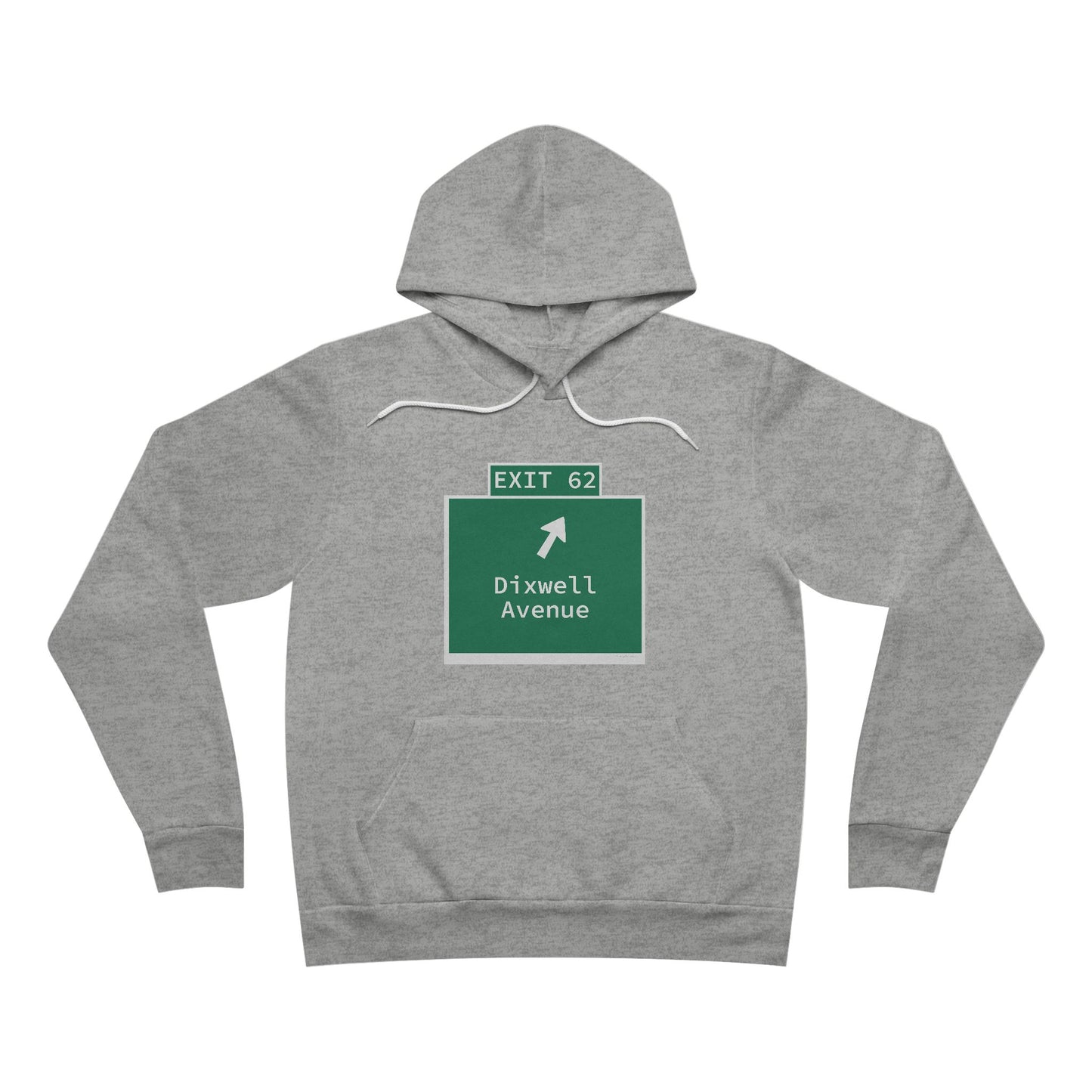 Vintage WCP Exit 62 Sign Unisex Sponge Fleece Pullover Hoodie