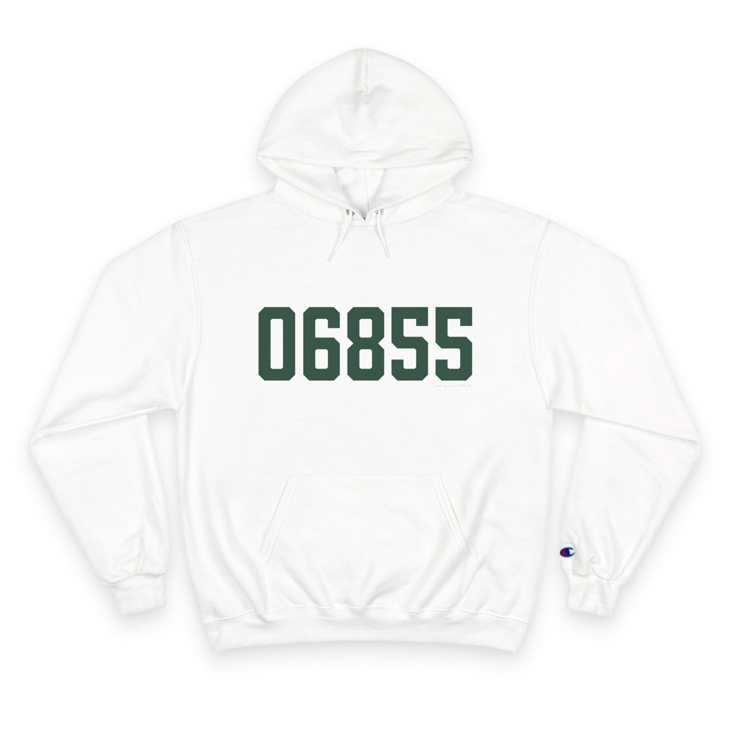 06855 Norwalk Connecticut Zip Code Champion Hoodie Sweatshirt