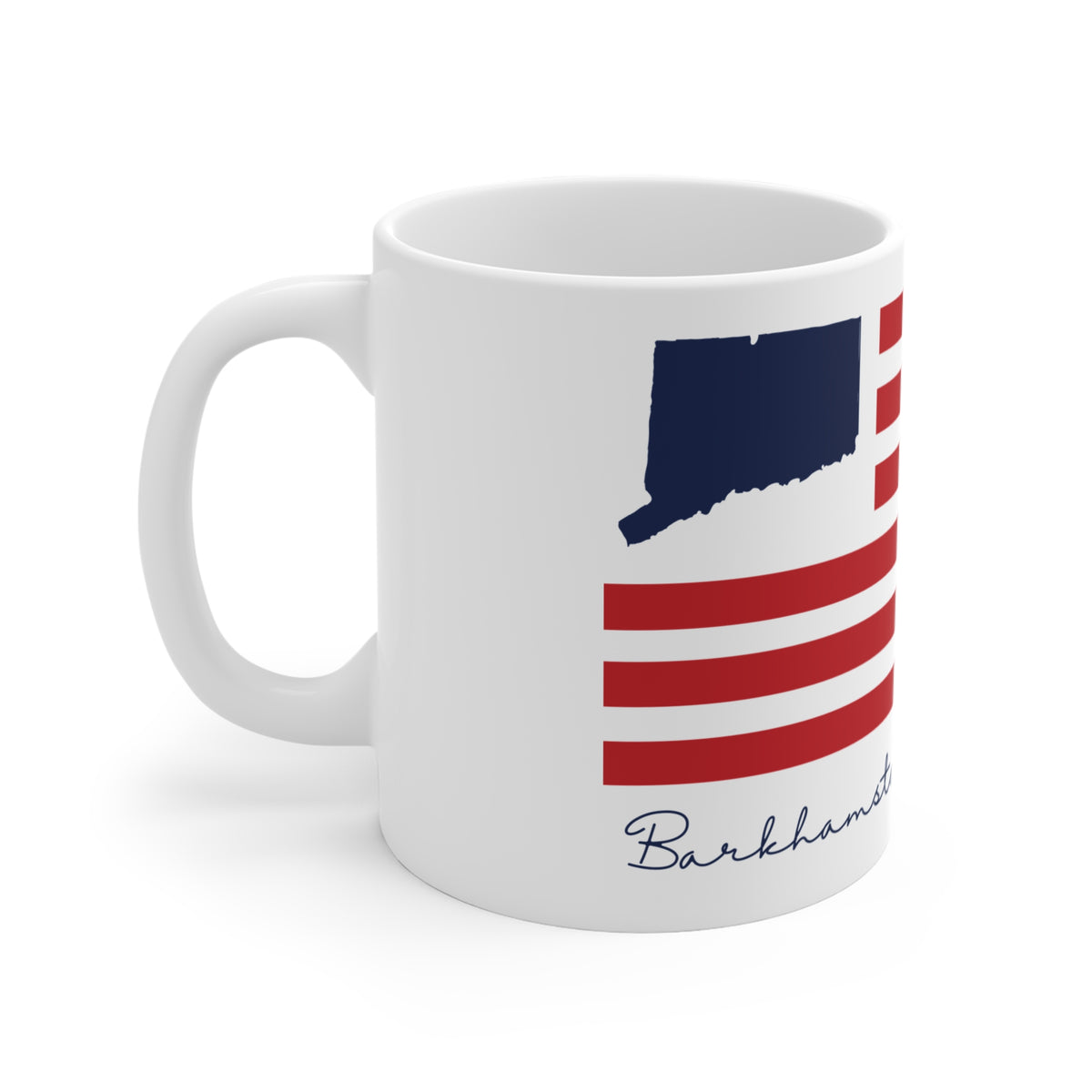 Barkhamsted Connecticut Flag Mug 11oz