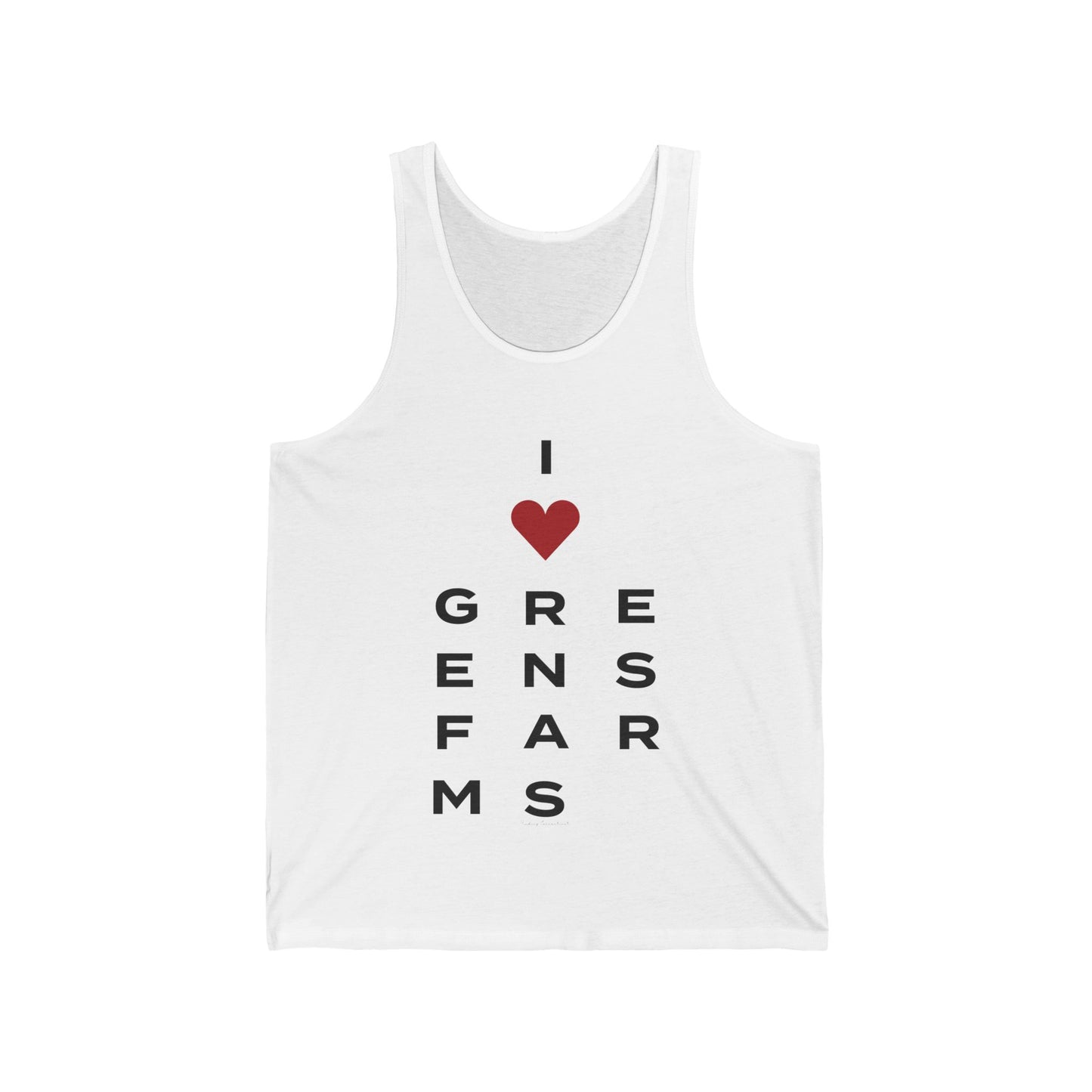 Greens Farms Vision Unisex Jersey Tank Top