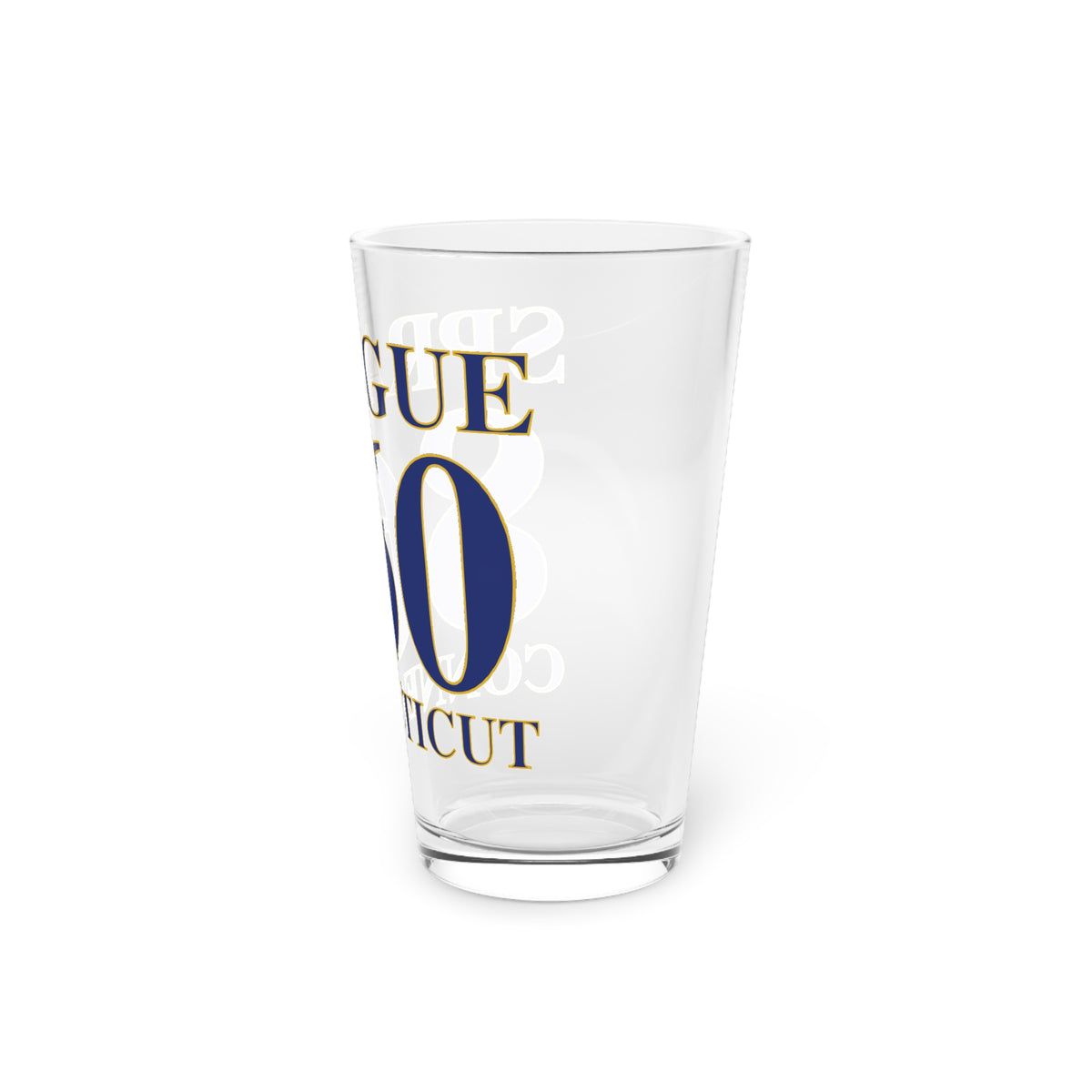 Sprague 860 Connecticut Pint Glass, 16oz