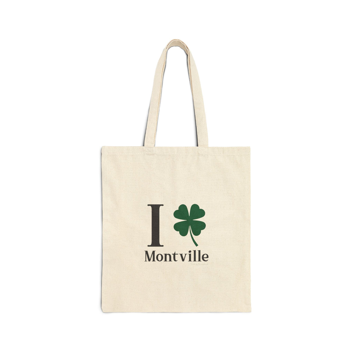 I Clover Montville Cotton Canvas Tote Bag