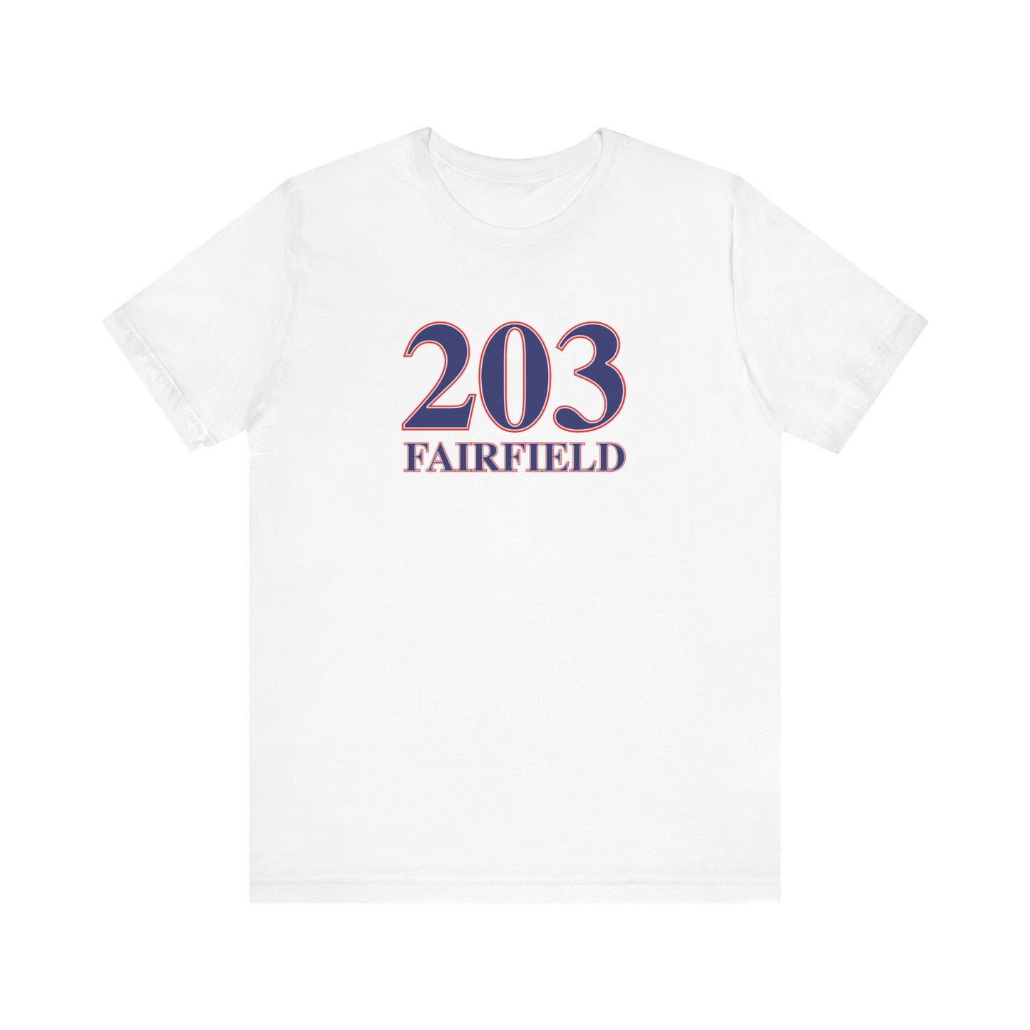 203 Fairfield Red, White & Blue Unisex Jersey Short Sleeve T-Shirt