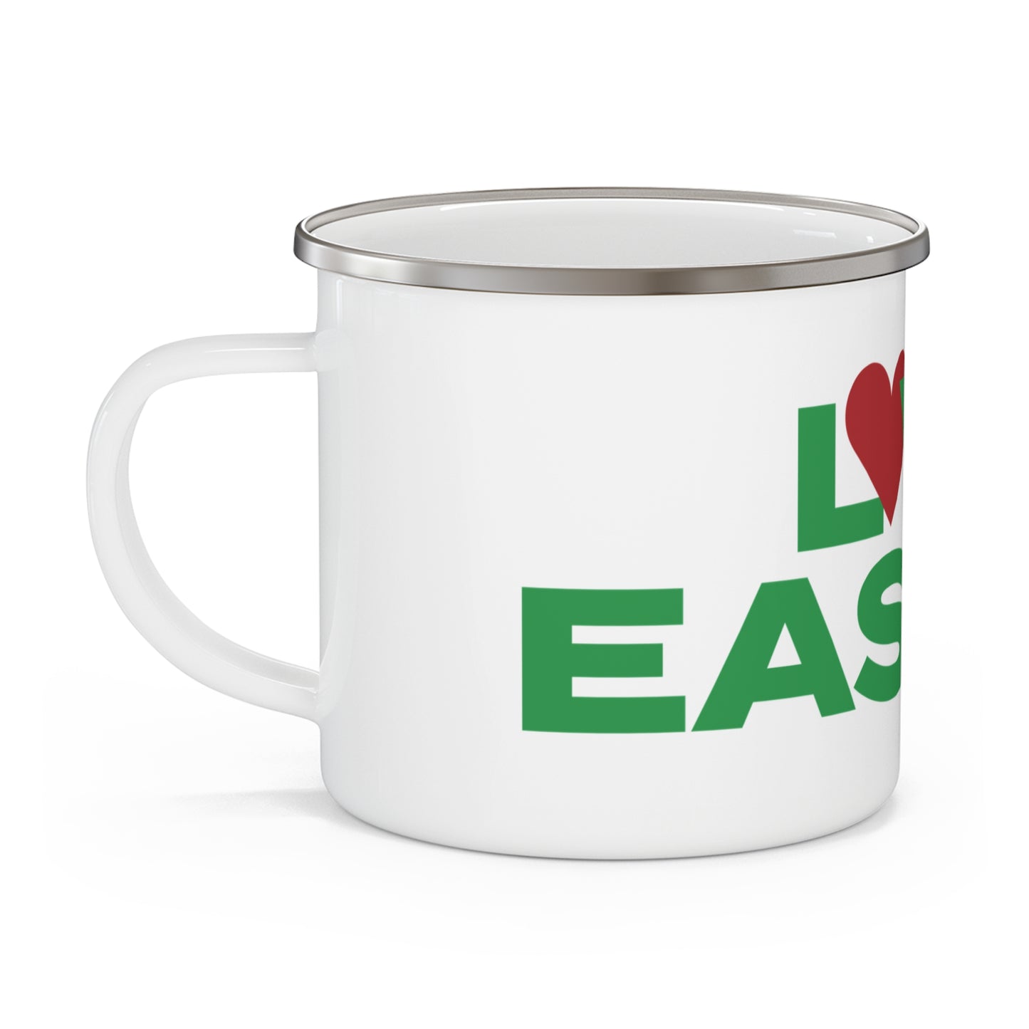Love Easton Enamel Camping Mug