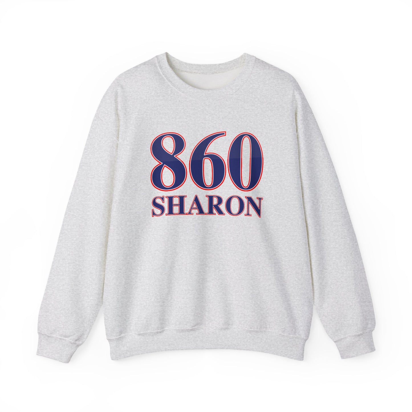860 Sharon Red White & Blue Unisex Heavy Blend™ Crewneck Sweatshirt