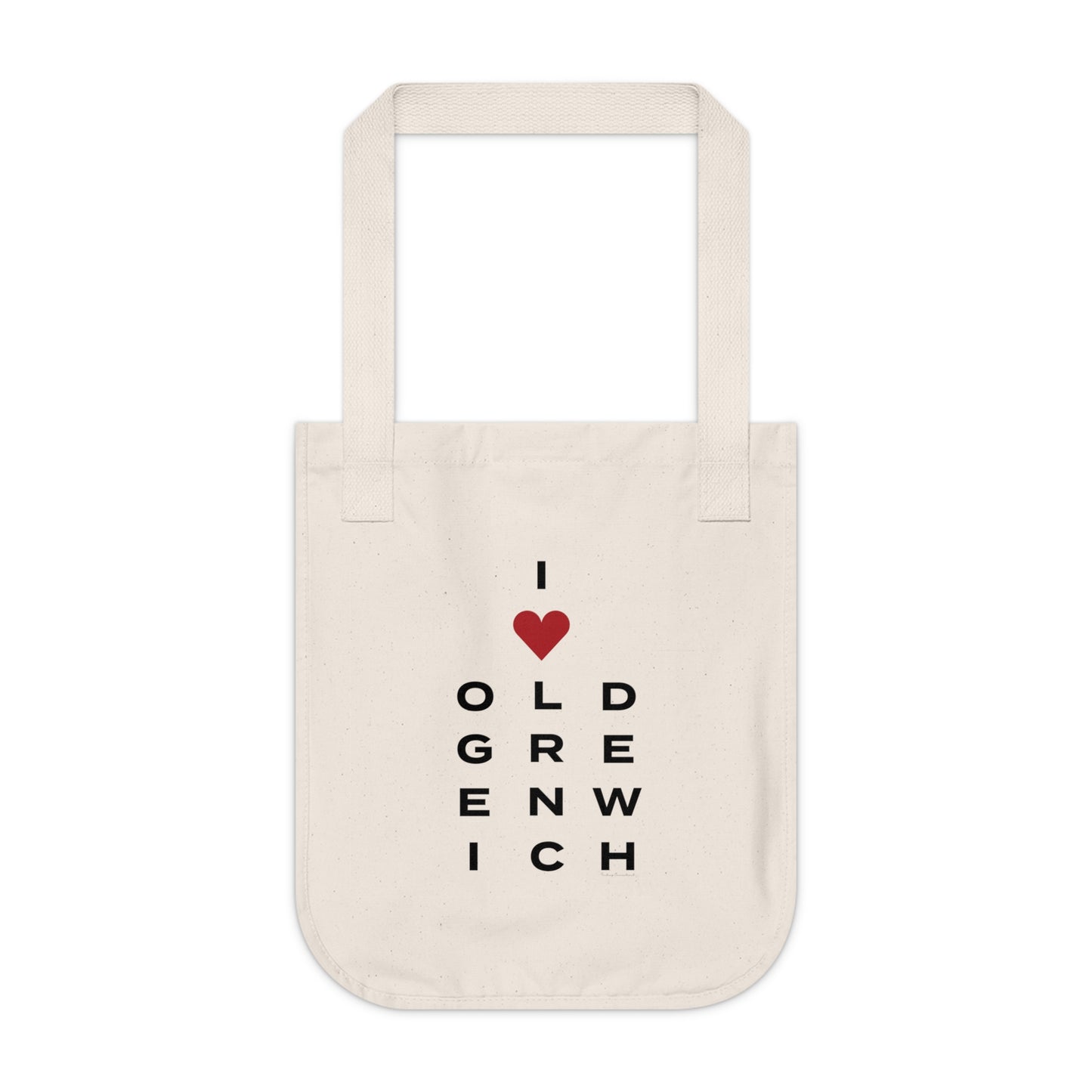 Old Greenwich Vision Organic Canvas Tote Bag