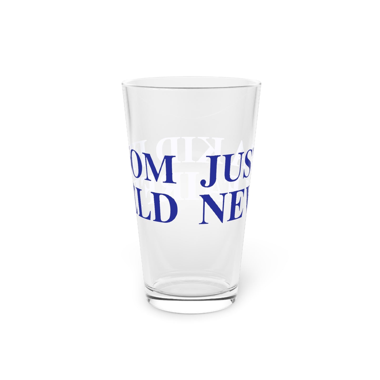 Just a kid from New Fairfield Pint Glass, 16oz