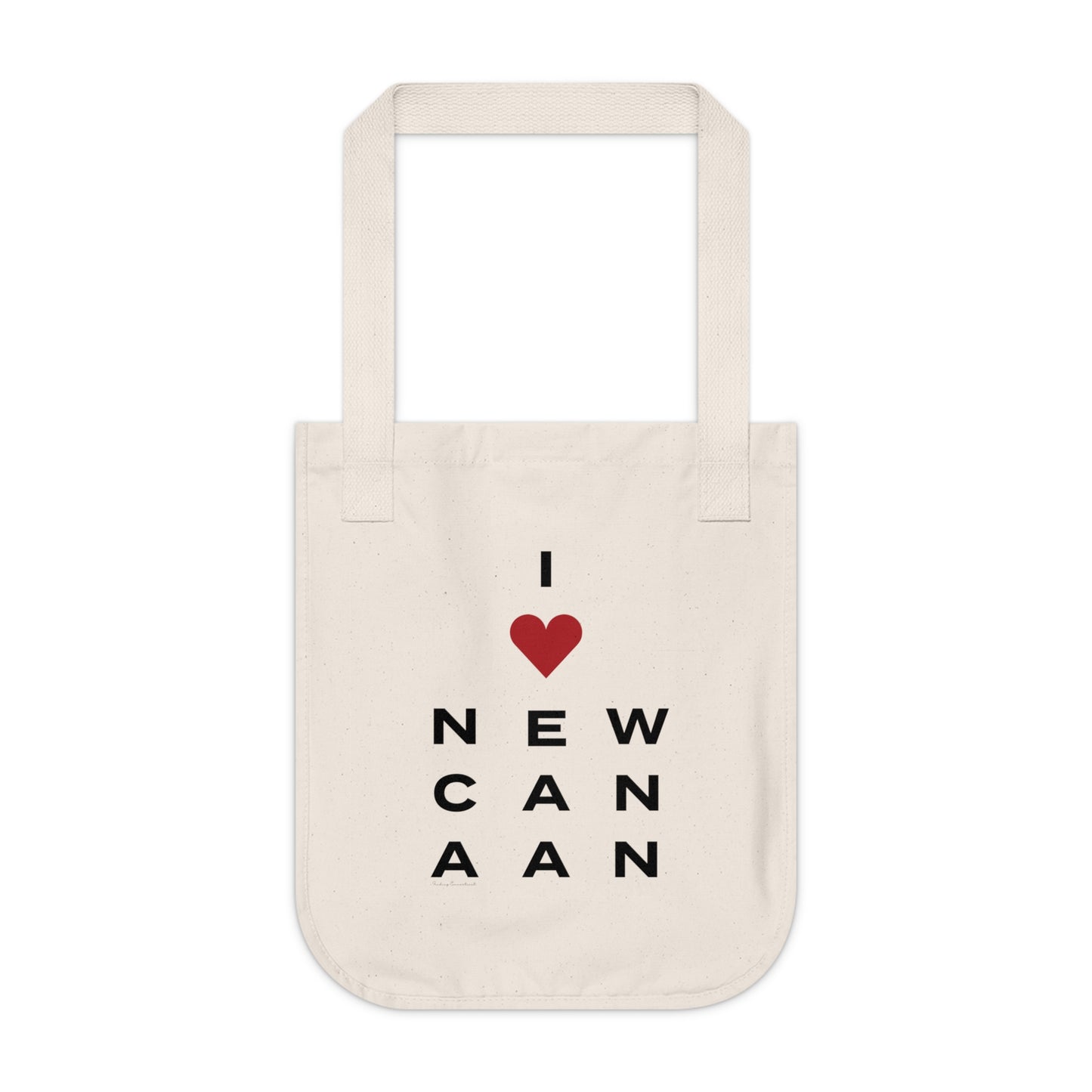 New Canaan Vision Organic Canvas Tote Bag