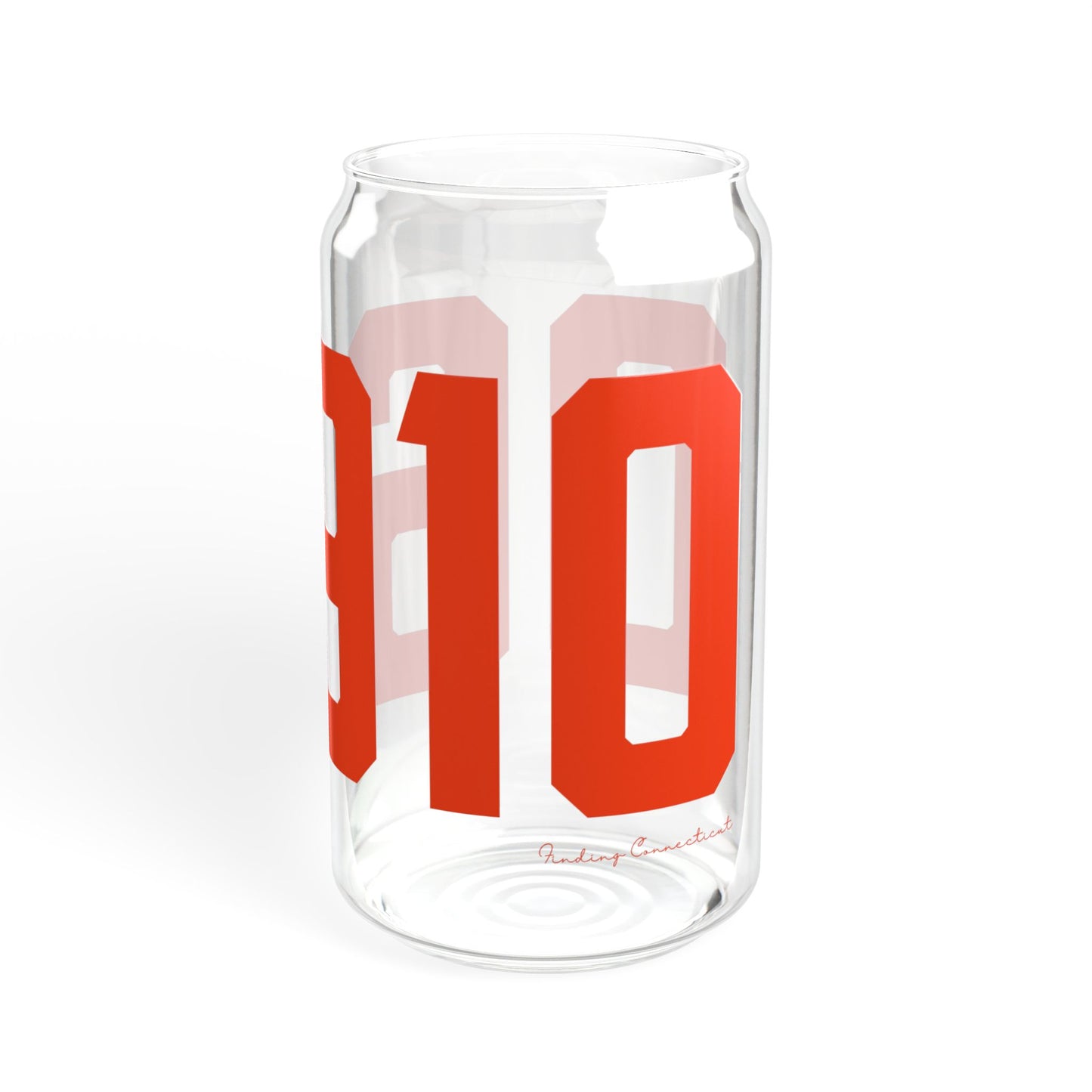 06910 Stamford Connecticut Zip Code Sipper Glass, 16oz